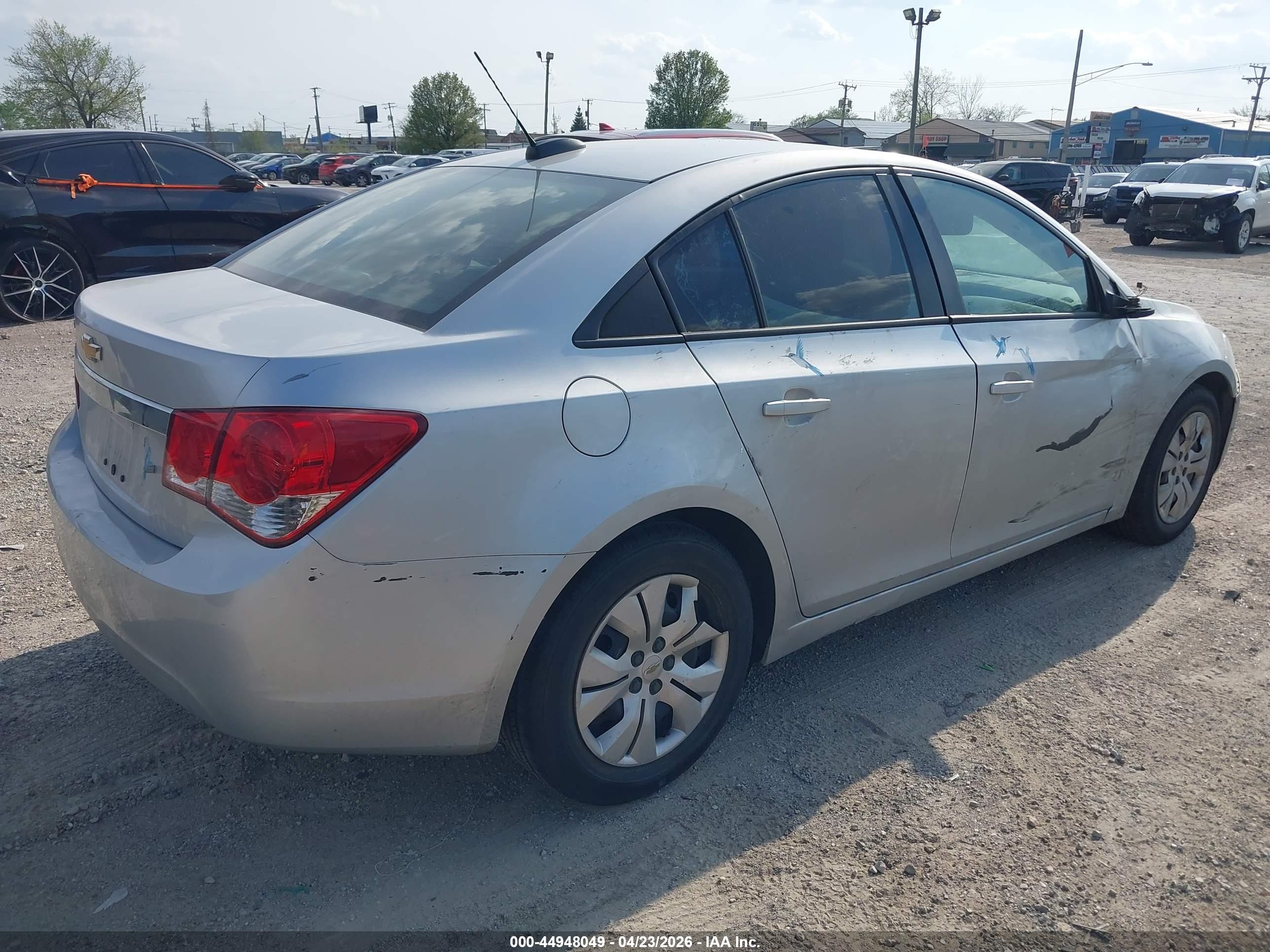 2015 Chevrolet Cruze Ls Auto Silver vin: 1G1PA5SH3F7190980