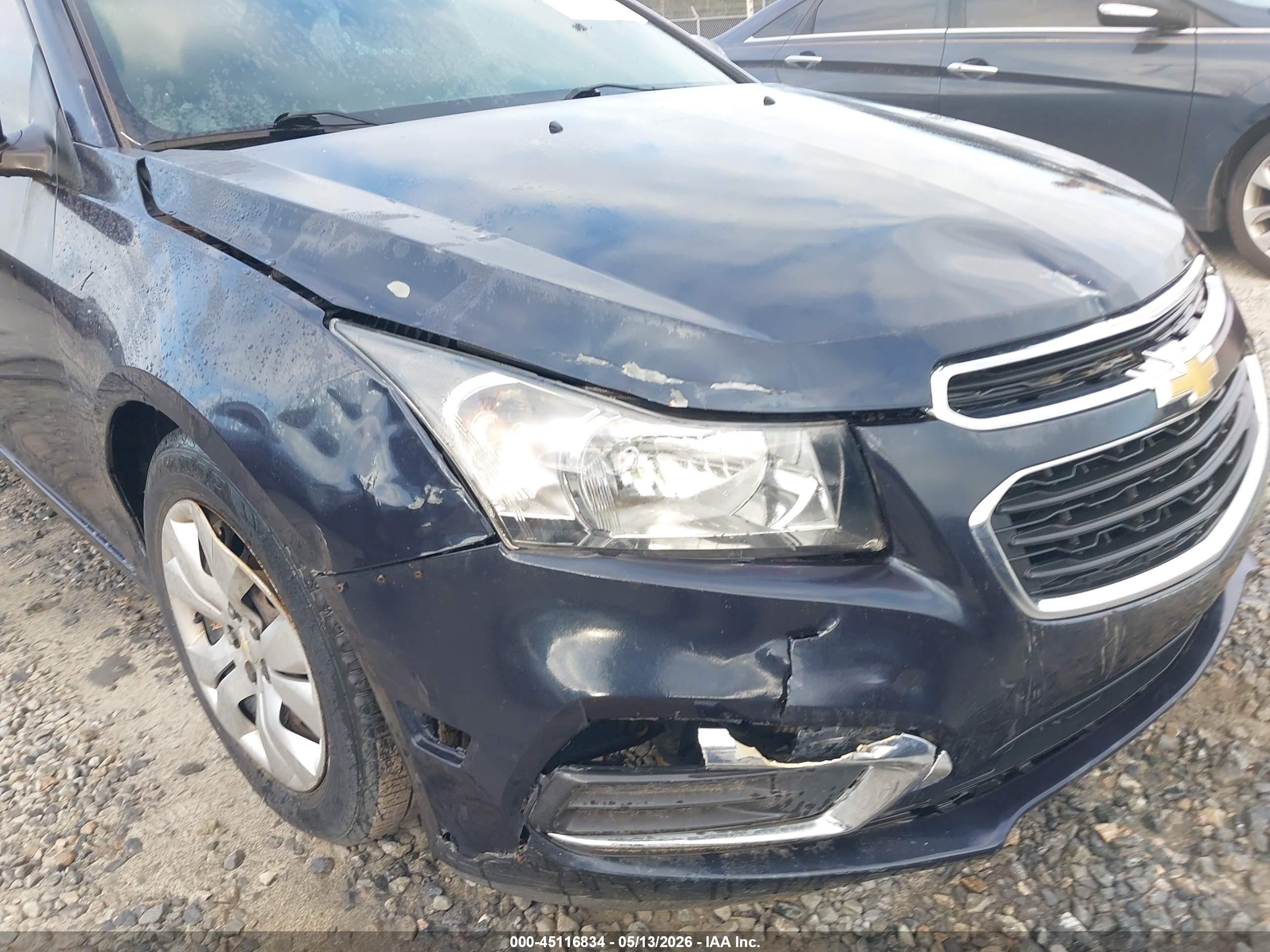 2015 Chevrolet Cruze Ls Auto Blue vin: 1G1PA5SH3F7252071