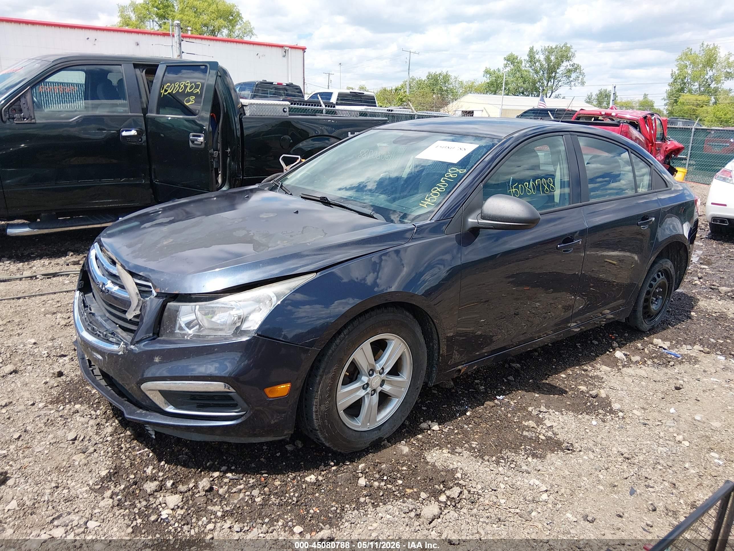 2015 Chevrolet Cruze Ls Auto Blue vin: 1G1PA5SH3F7285569