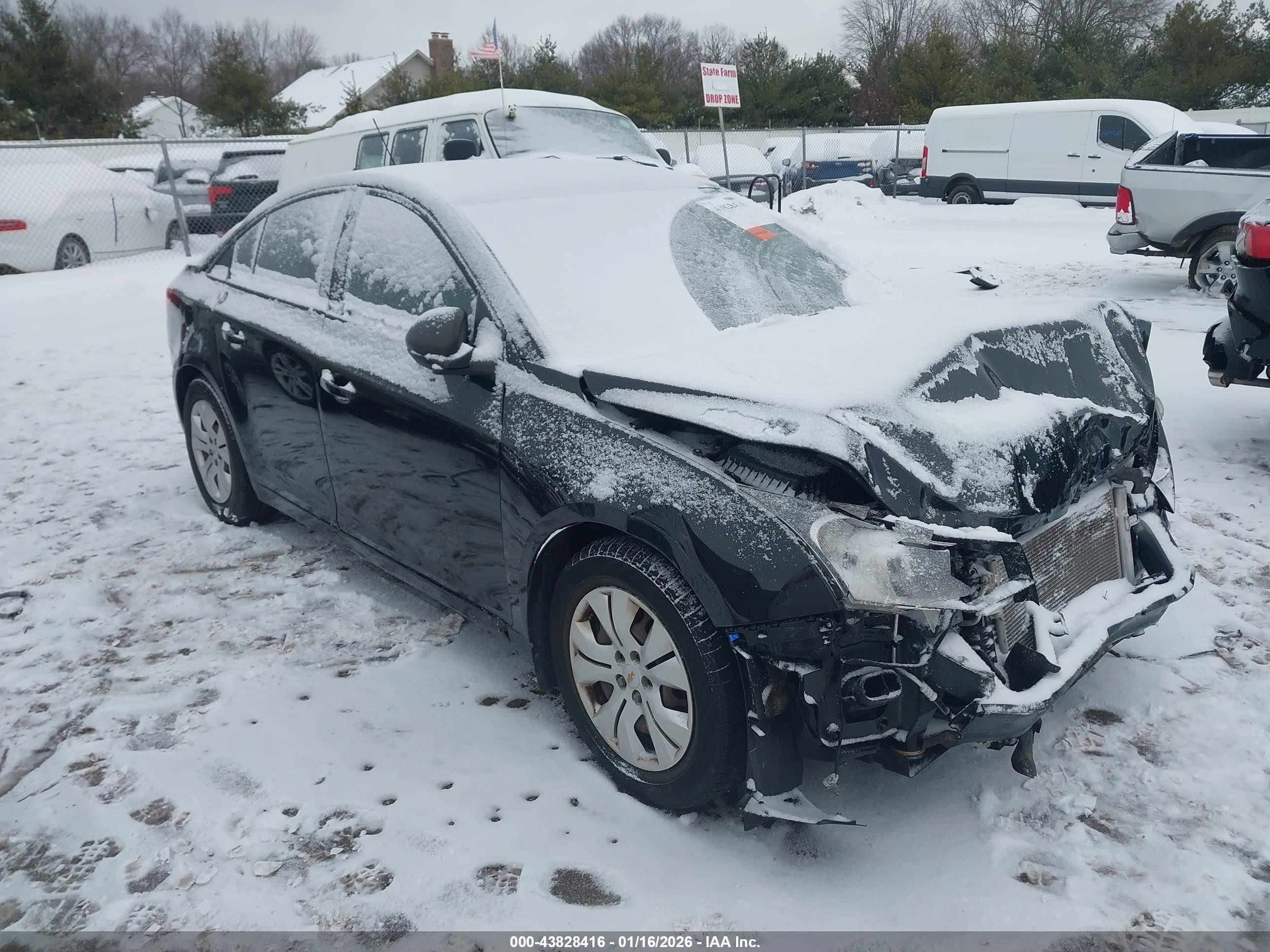 2015 Chevrolet Cruze Ls Auto Black vin: 1G1PA5SH3F7296832