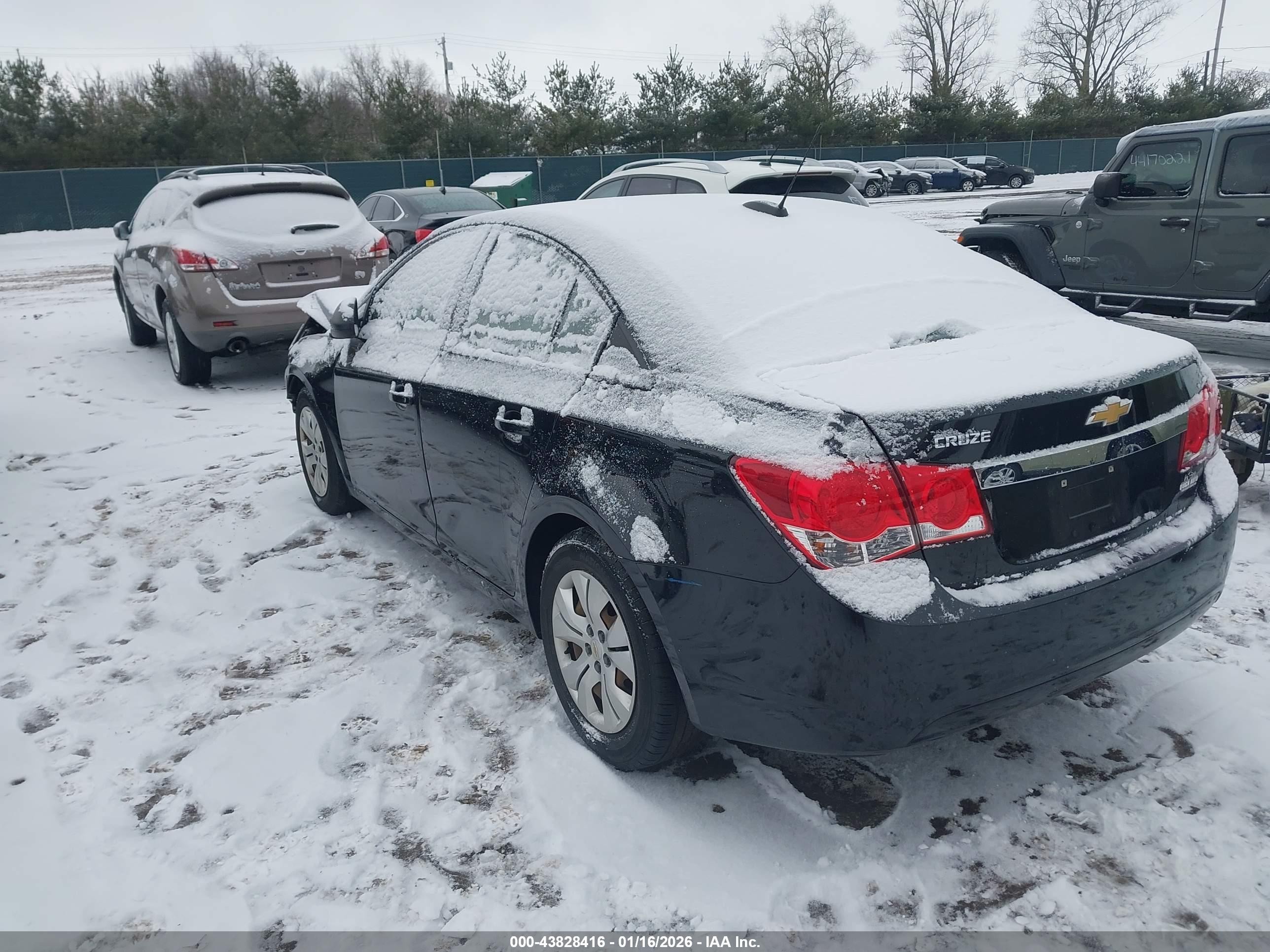 2015 Chevrolet Cruze Ls Auto Black vin: 1G1PA5SH3F7296832