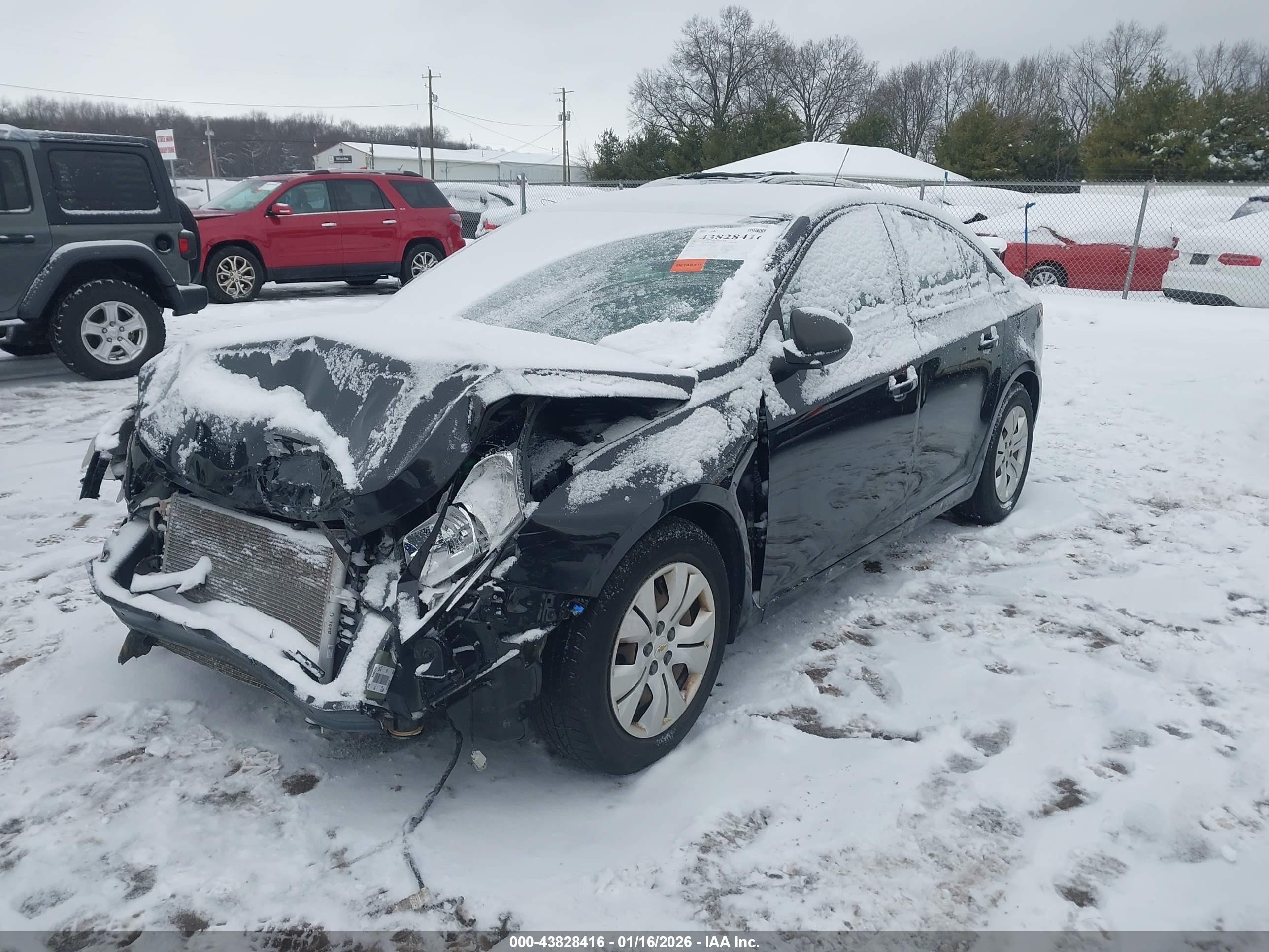 2015 Chevrolet Cruze Ls Auto Black vin: 1G1PA5SH3F7296832