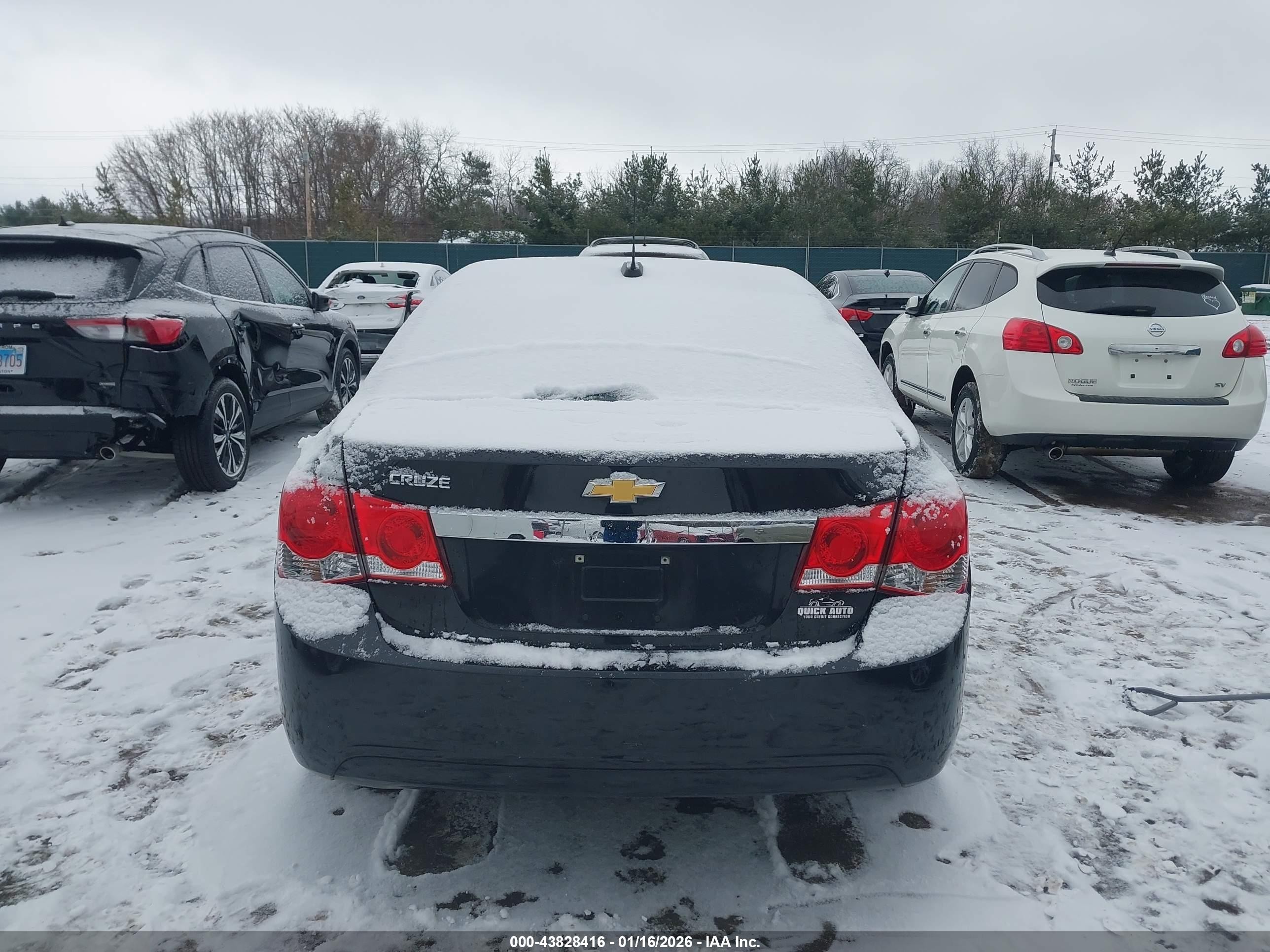 2015 Chevrolet Cruze Ls Auto Black vin: 1G1PA5SH3F7296832