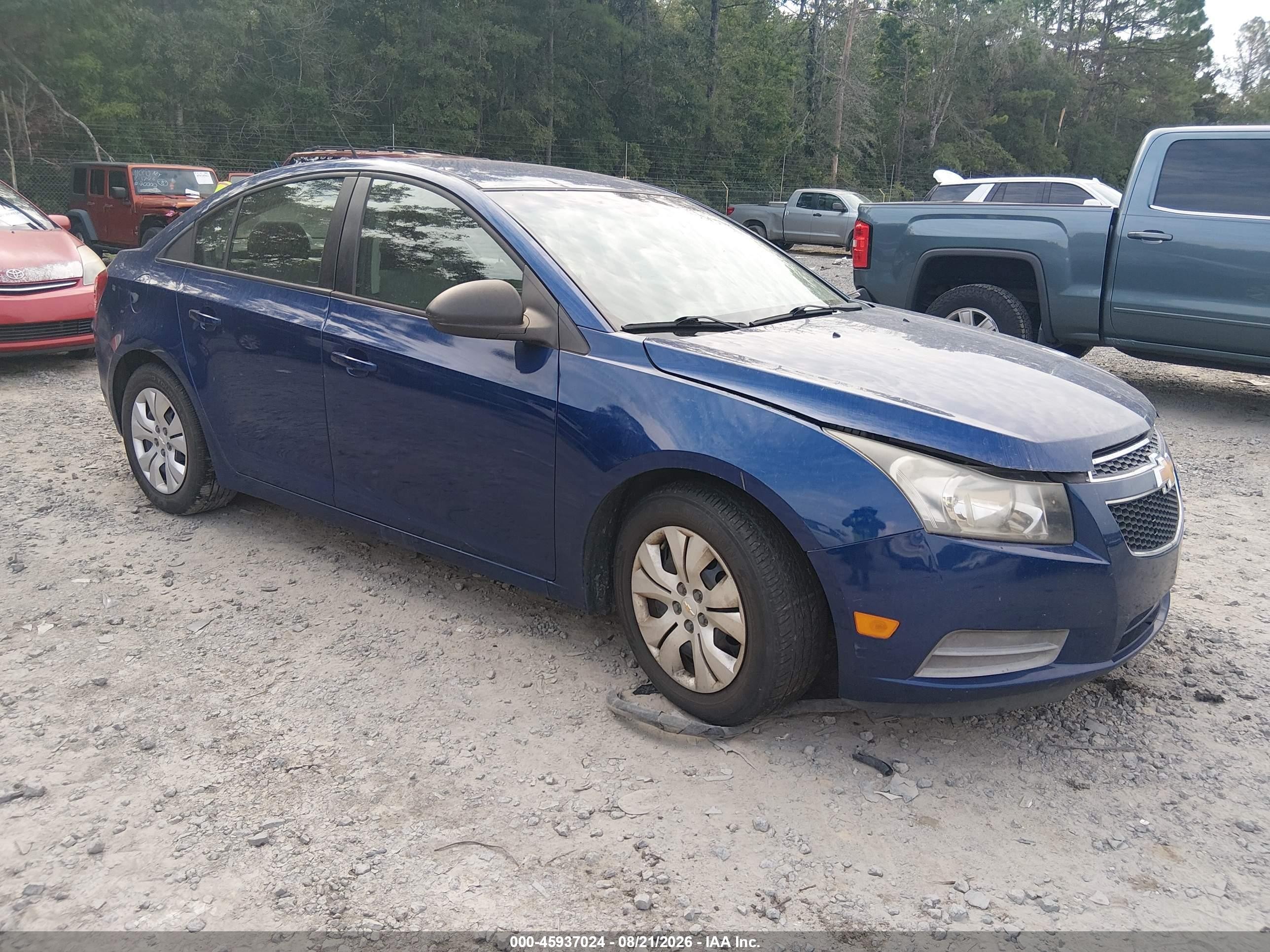 2013 Chevrolet Cruze Ls Синий vin: 1G1PA5SH4D7102631