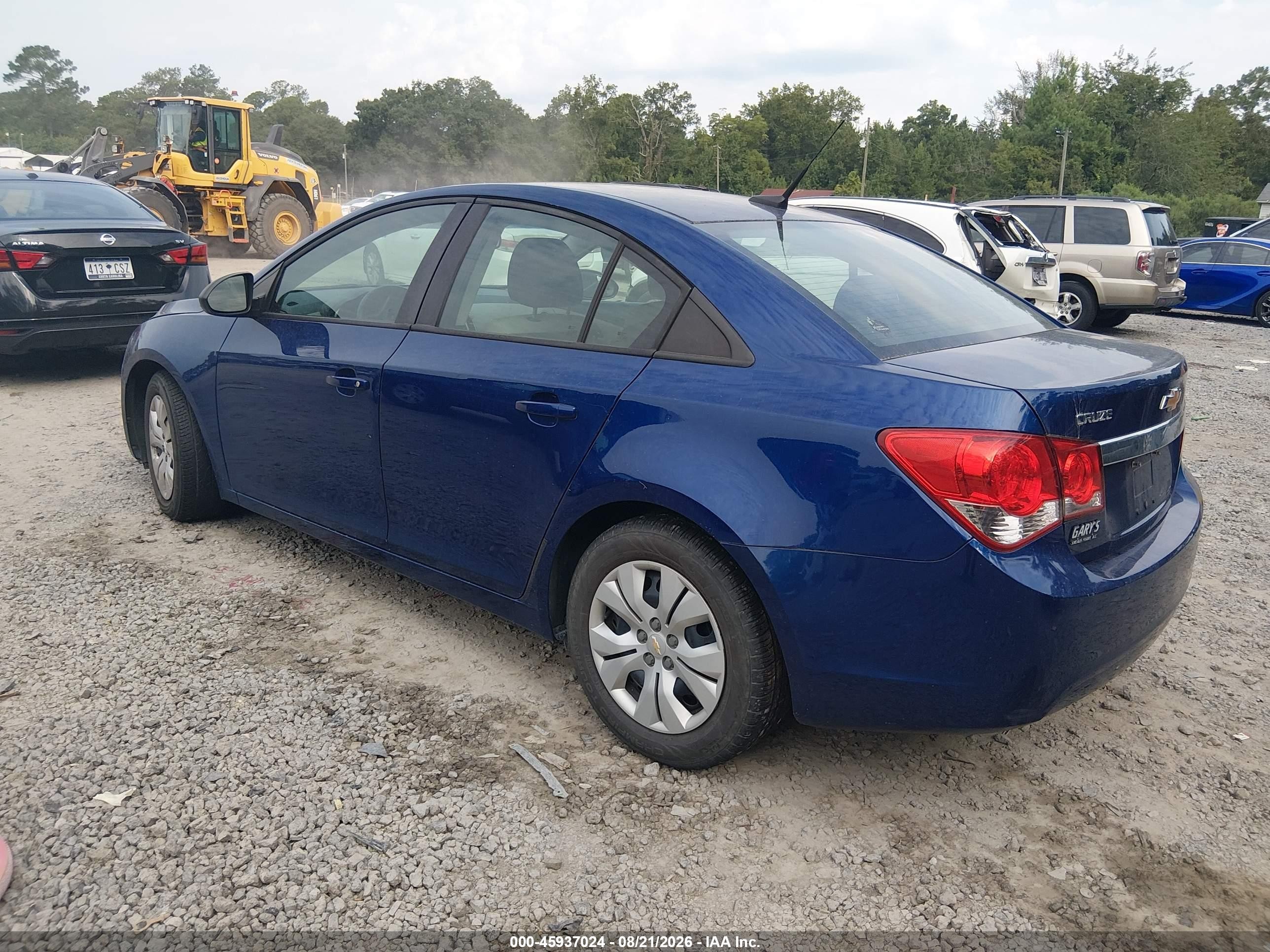 2013 Chevrolet Cruze Ls Синий vin: 1G1PA5SH4D7102631