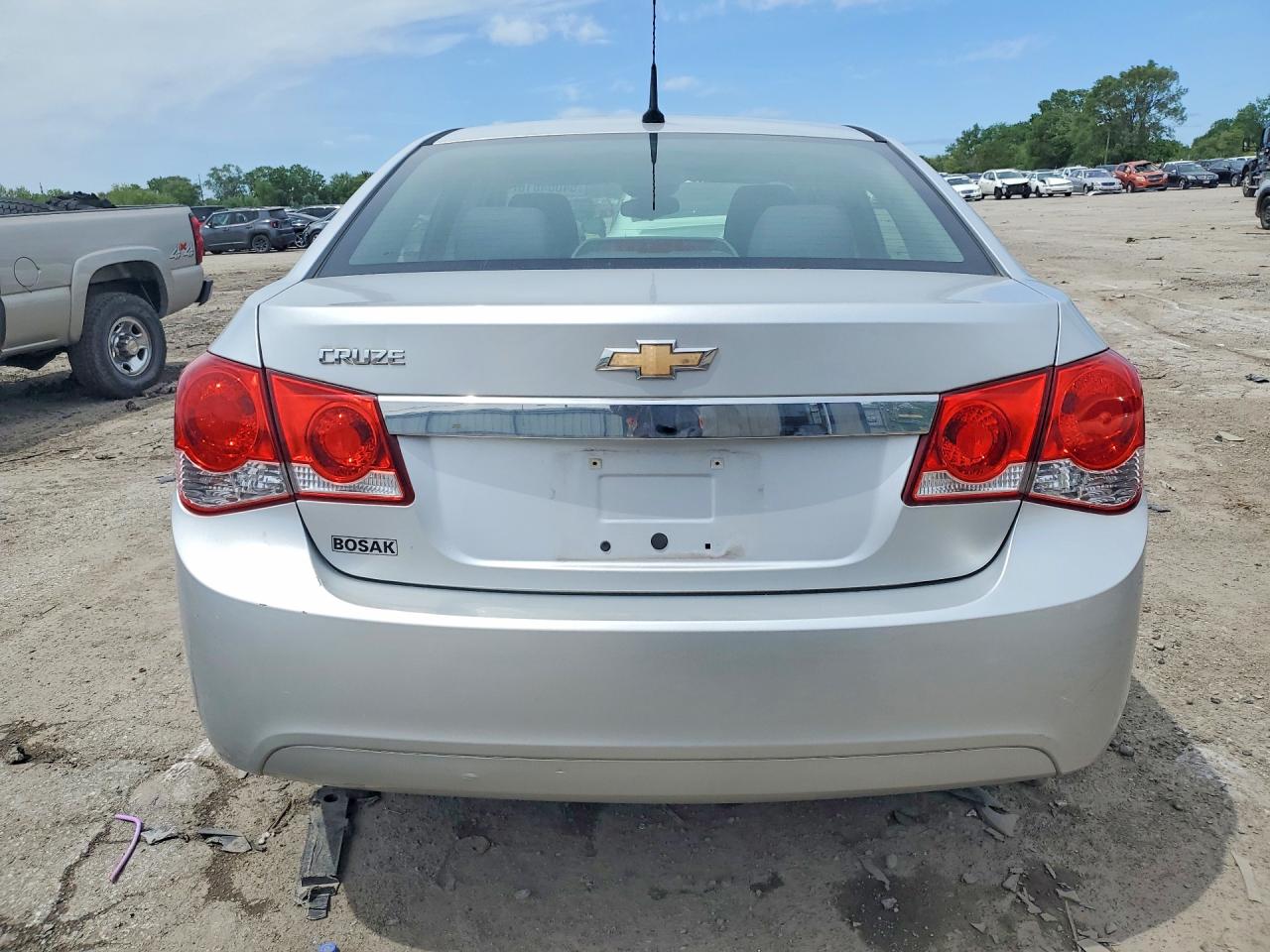 2013 Chevrolet Cruze Ls Silver vin: 1G1PA5SH4D7229458
