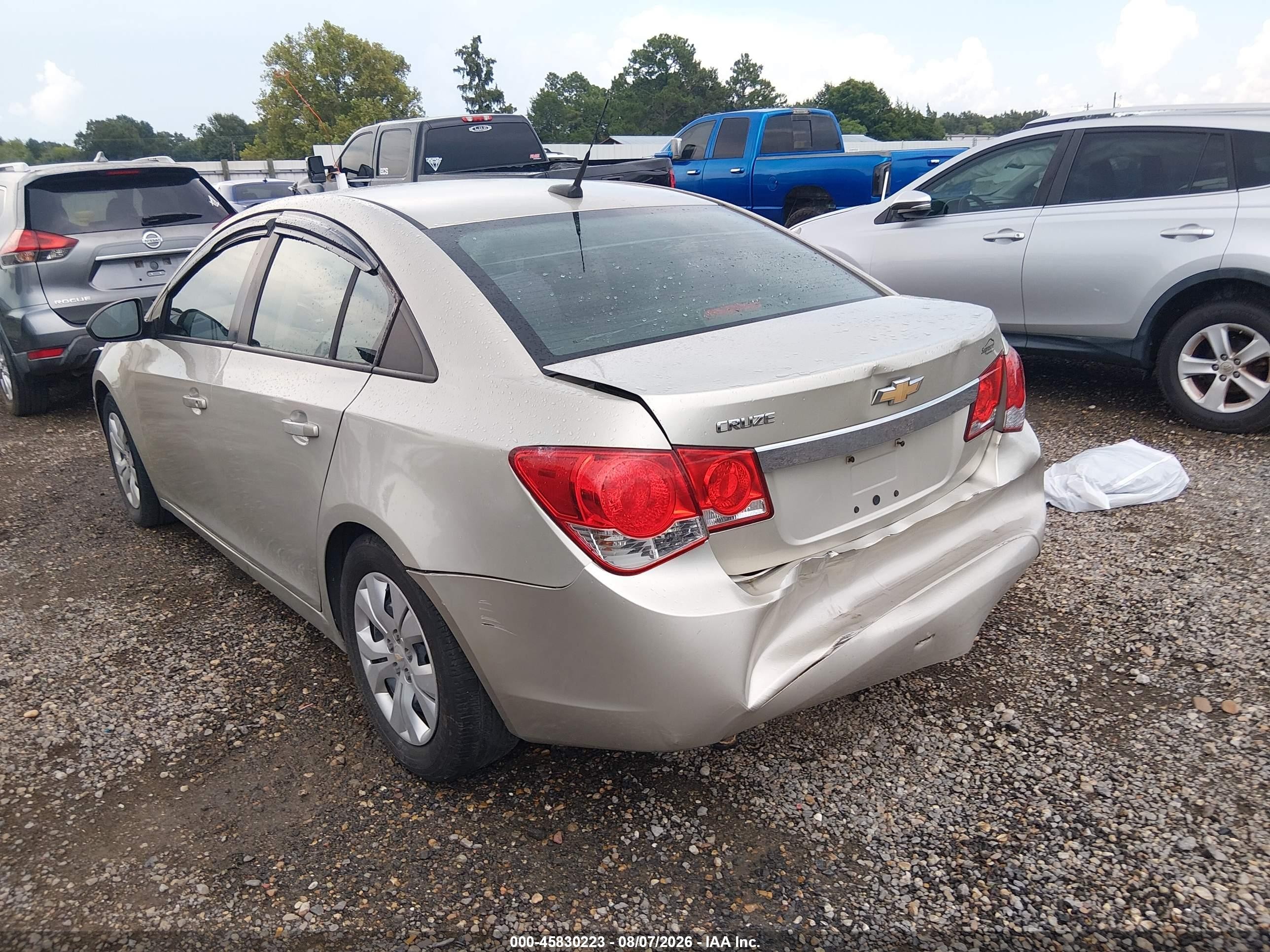 2013 Chevrolet Cruze Ls Auto Tan vin: 1G1PA5SH4D7243912