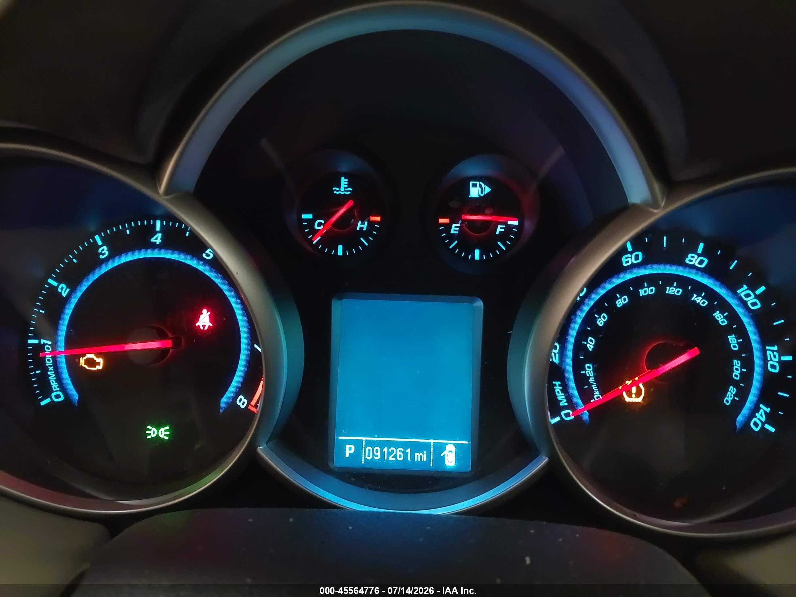 2013 Chevrolet Cruze Ls Auto Золотой vin: 1G1PA5SH4D7302618
