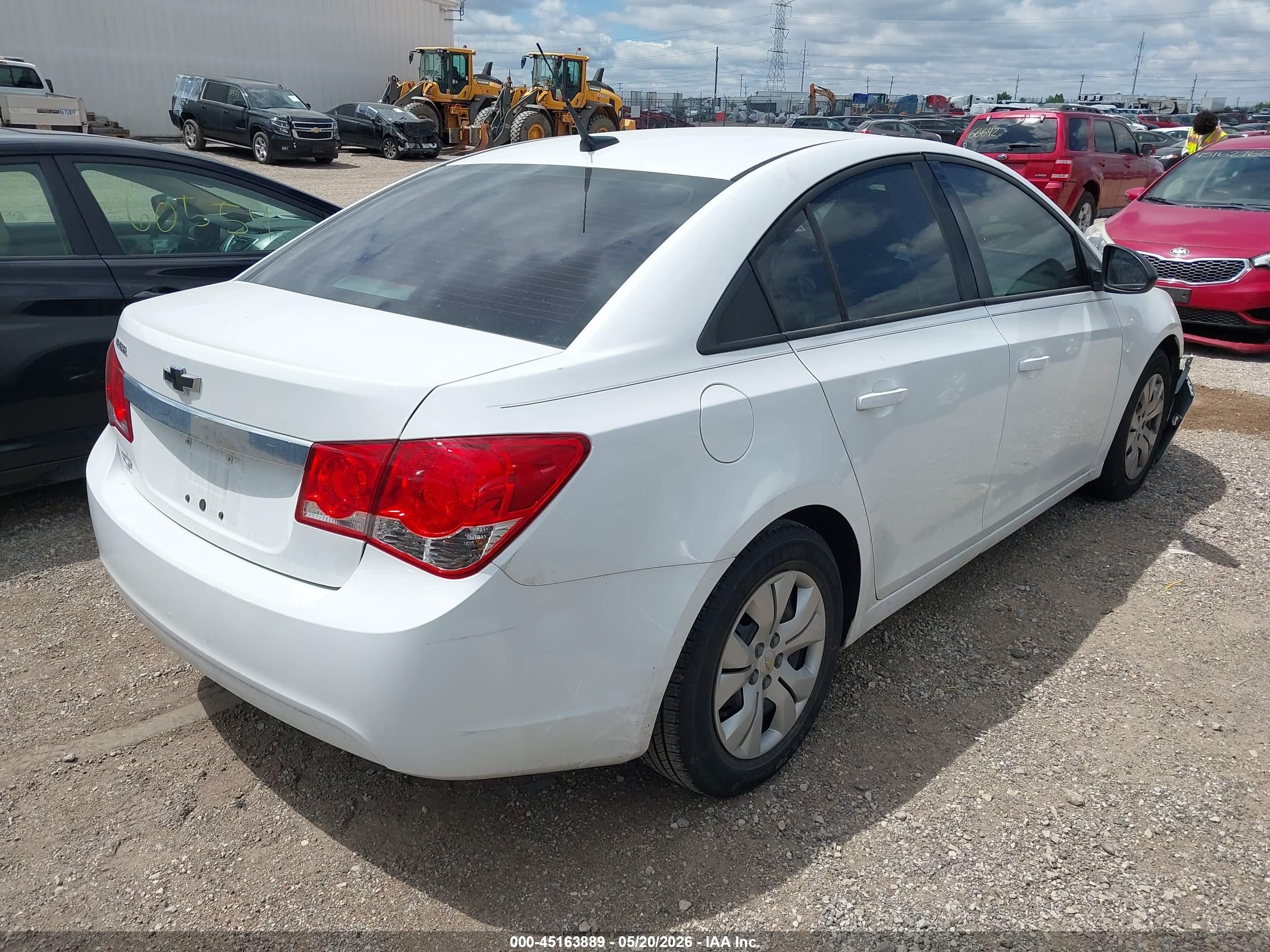 2014 Chevrolet Cruze Ls Auto White vin: 1G1PA5SH4E7171482