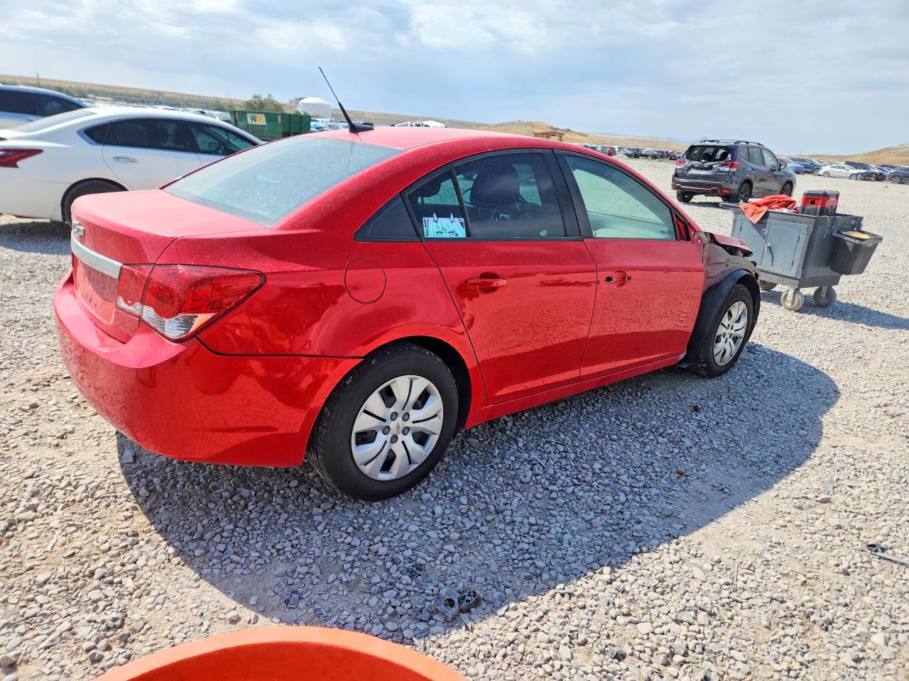 2014 Chevrolet Cruze Ls Red vin: 1G1PA5SH4E7229395