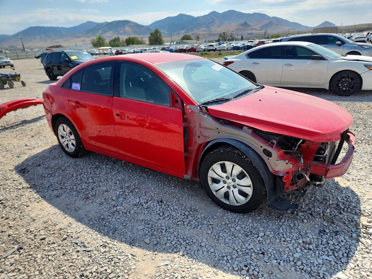2014 Chevrolet Cruze Ls Red vin: 1G1PA5SH4E7229395
