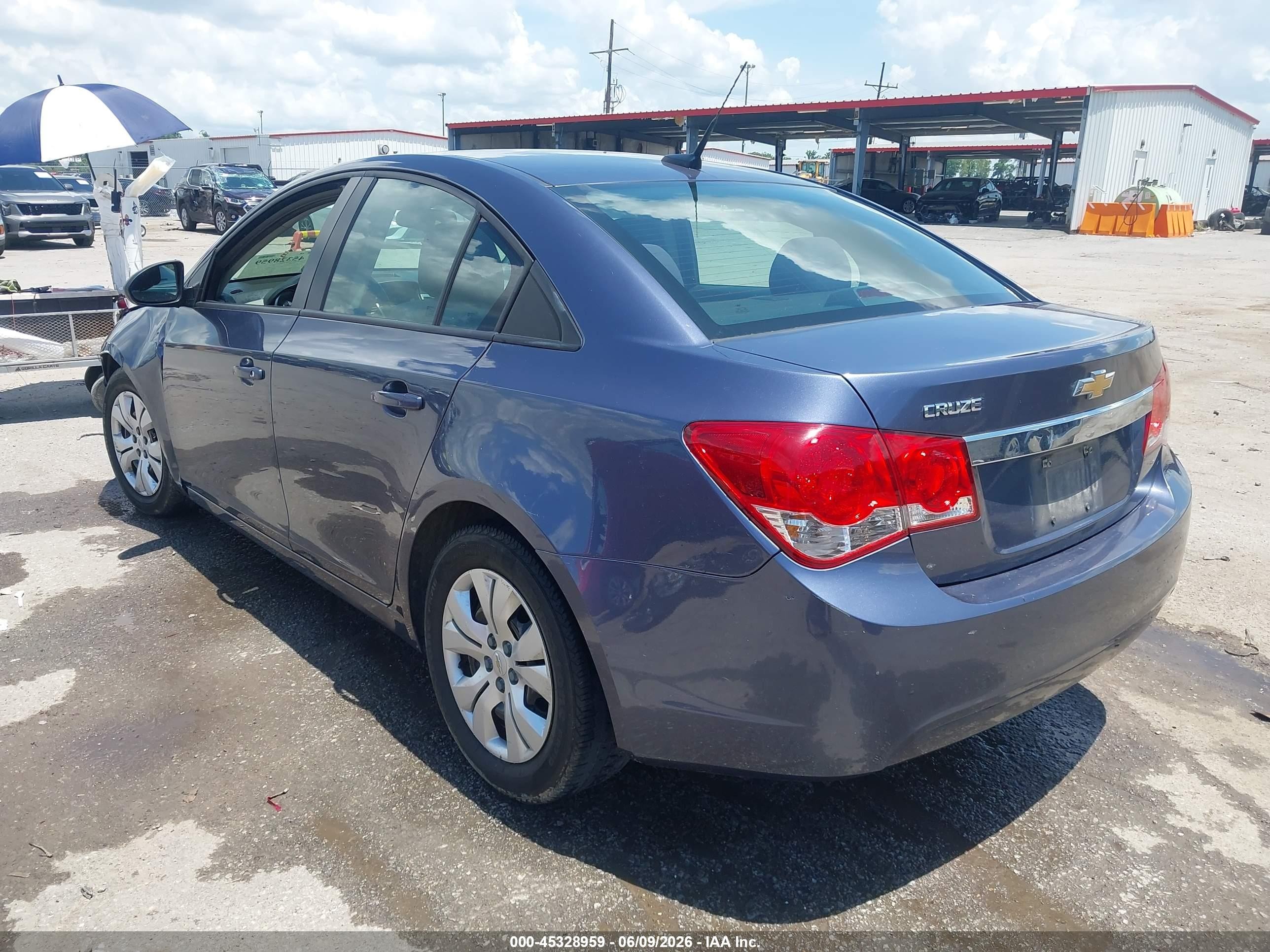 2014 Chevrolet Cruze Ls Auto Blue vin: 1G1PA5SH4E7243717