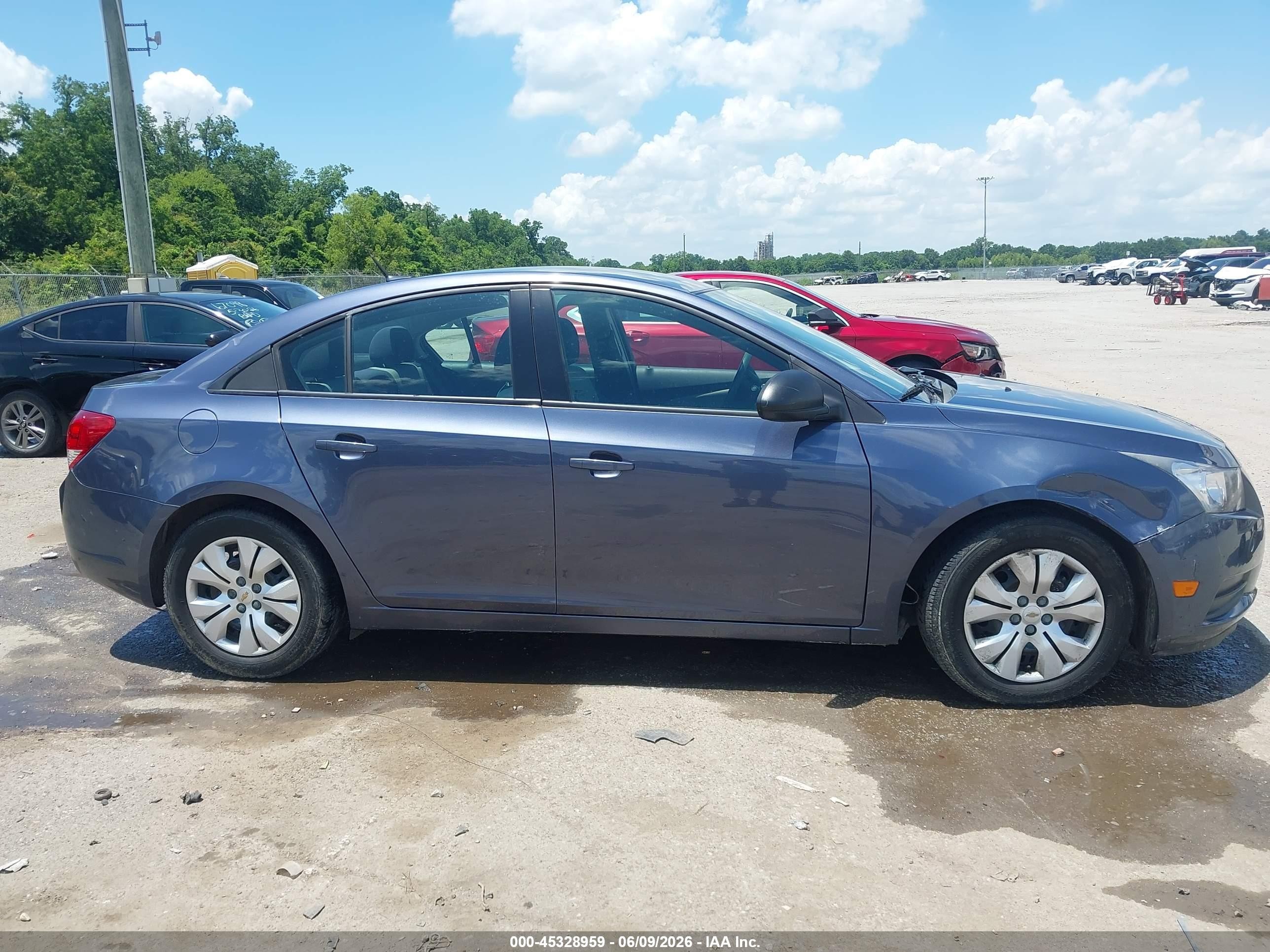 2014 Chevrolet Cruze Ls Auto Blue vin: 1G1PA5SH4E7243717