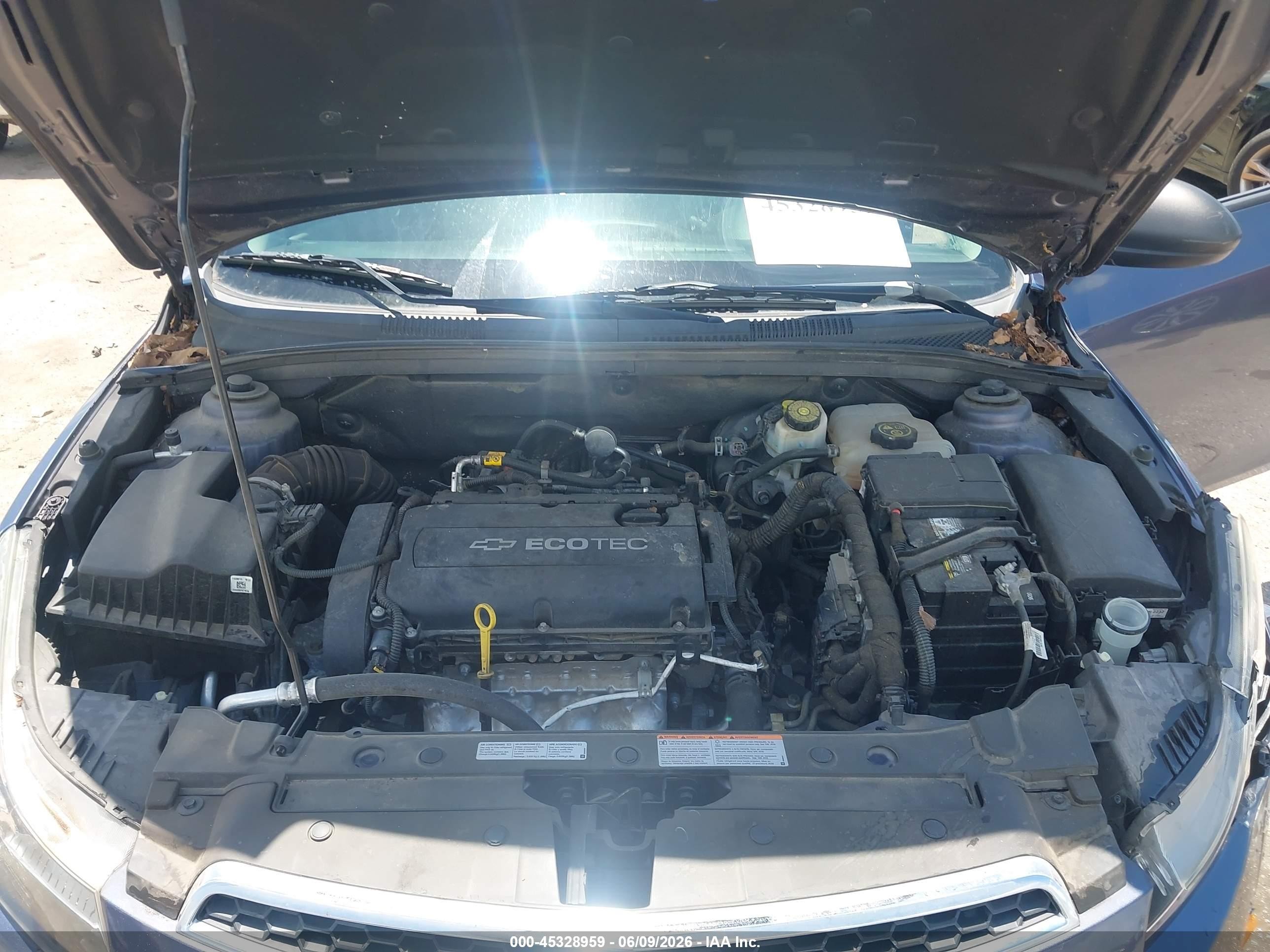 2014 Chevrolet Cruze Ls Auto Blue vin: 1G1PA5SH4E7243717