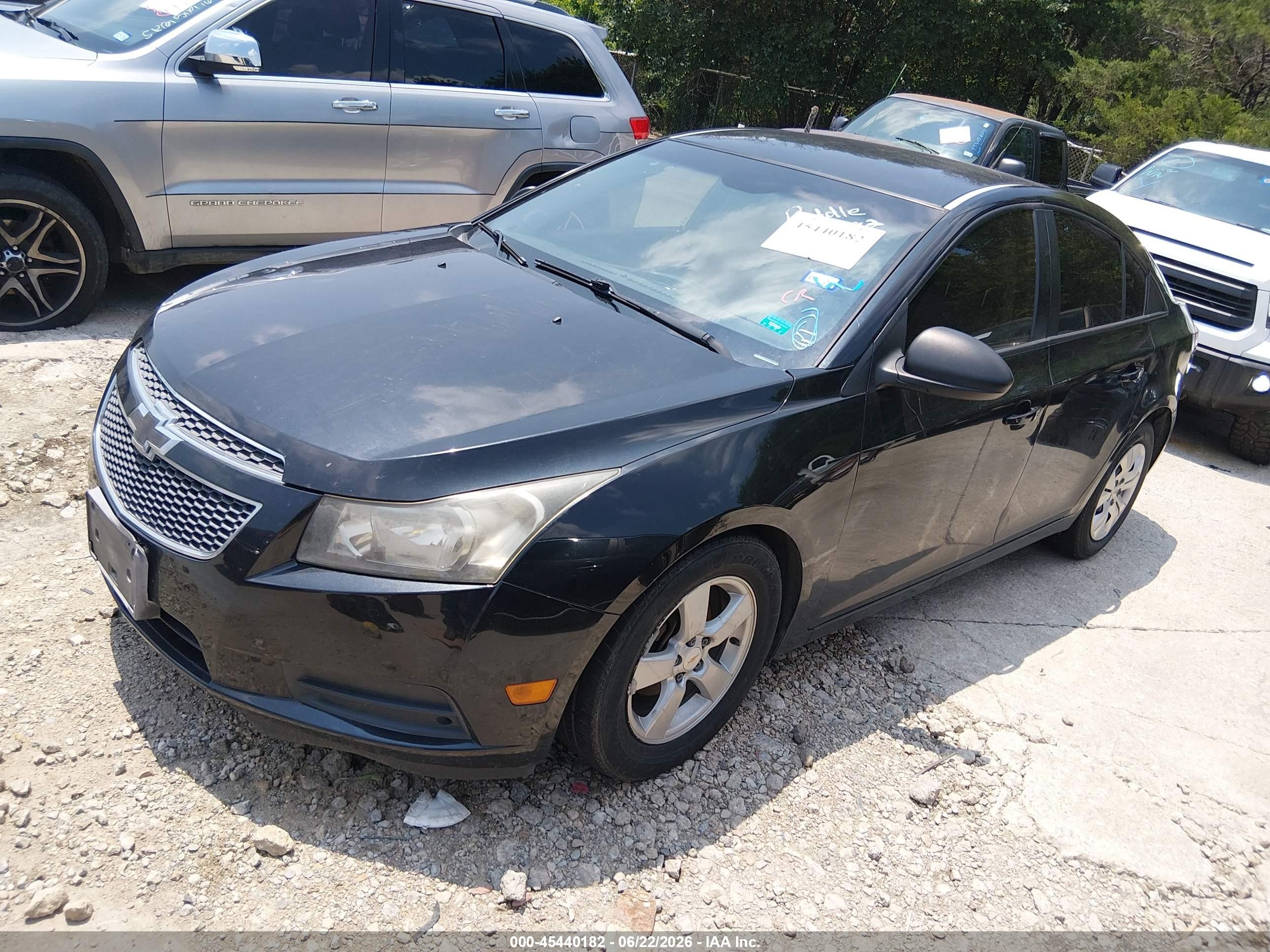 2014 Chevrolet Cruze Ls Auto Black vin: 1G1PA5SH4E7245659