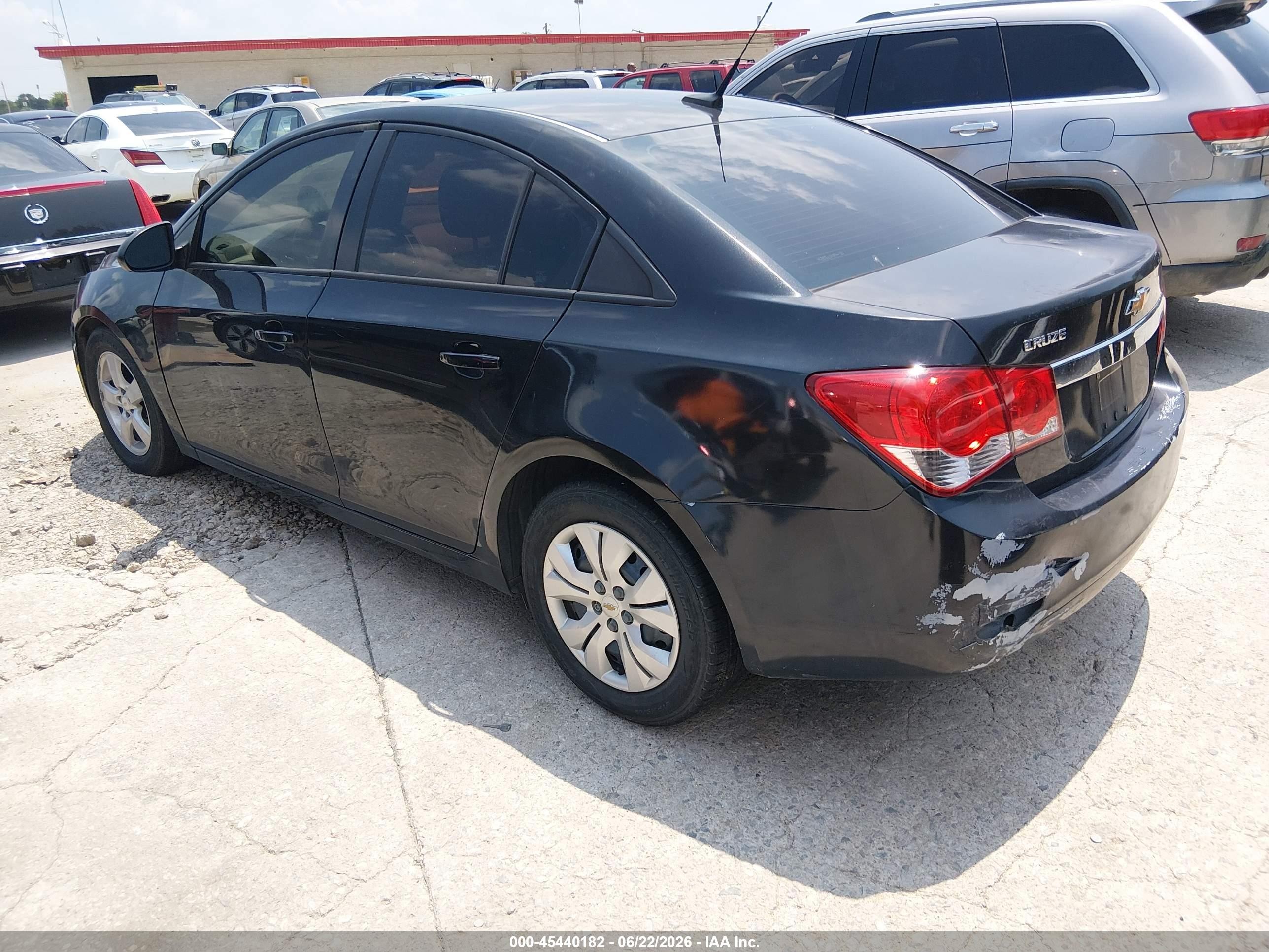 2014 Chevrolet Cruze Ls Auto Black vin: 1G1PA5SH4E7245659