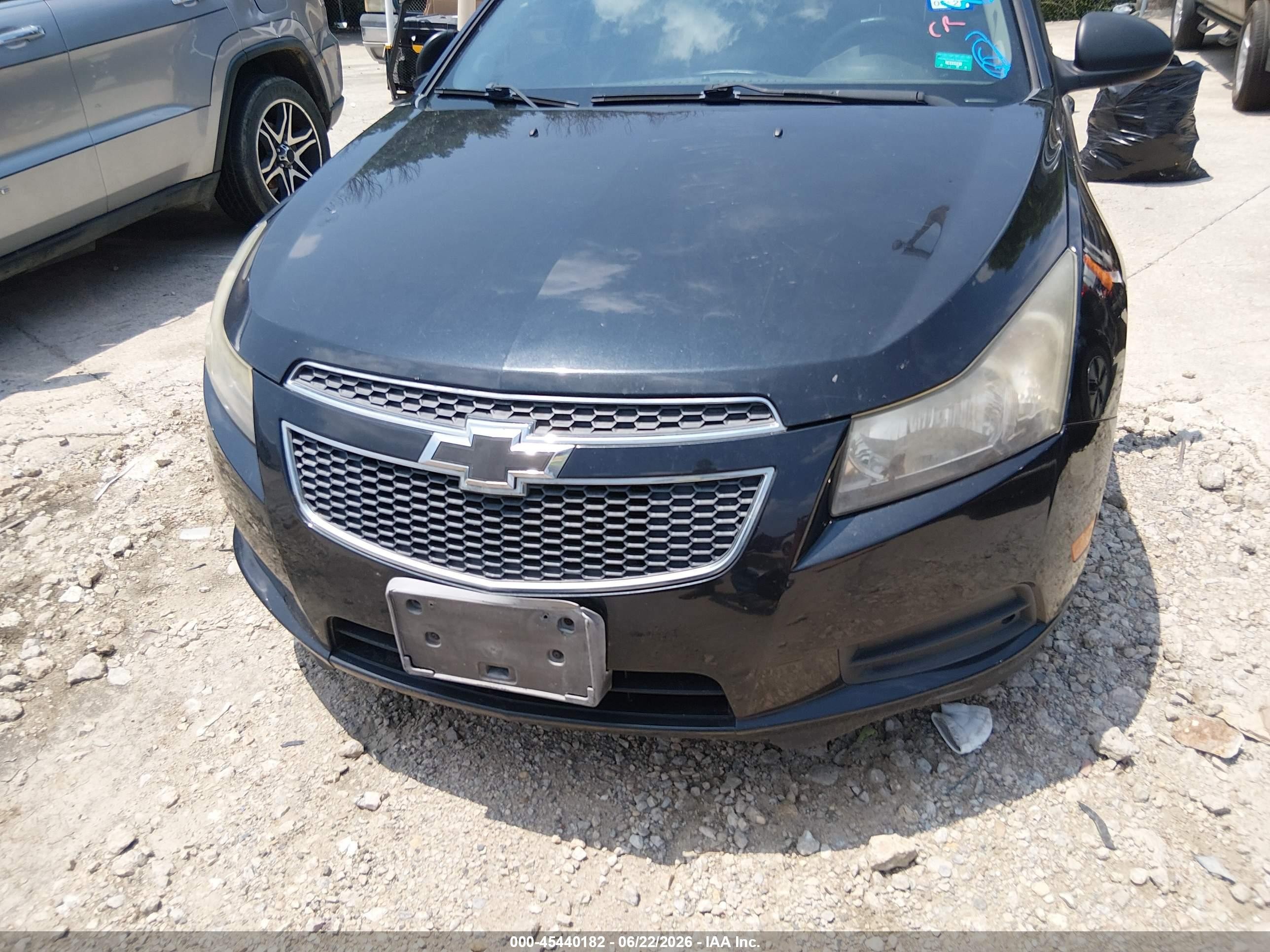 2014 Chevrolet Cruze Ls Auto Black vin: 1G1PA5SH4E7245659