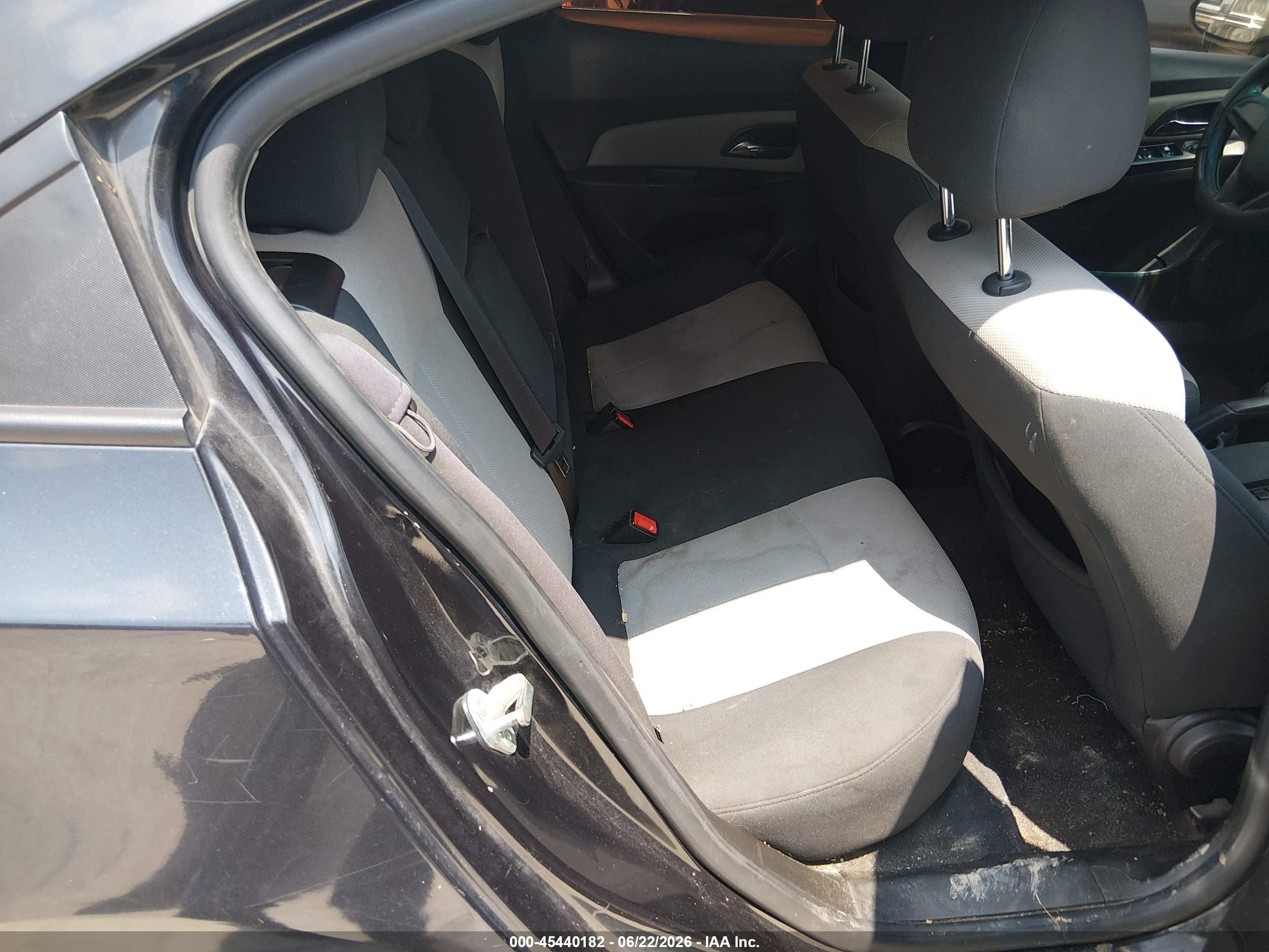 2014 Chevrolet Cruze Ls Auto Black vin: 1G1PA5SH4E7245659