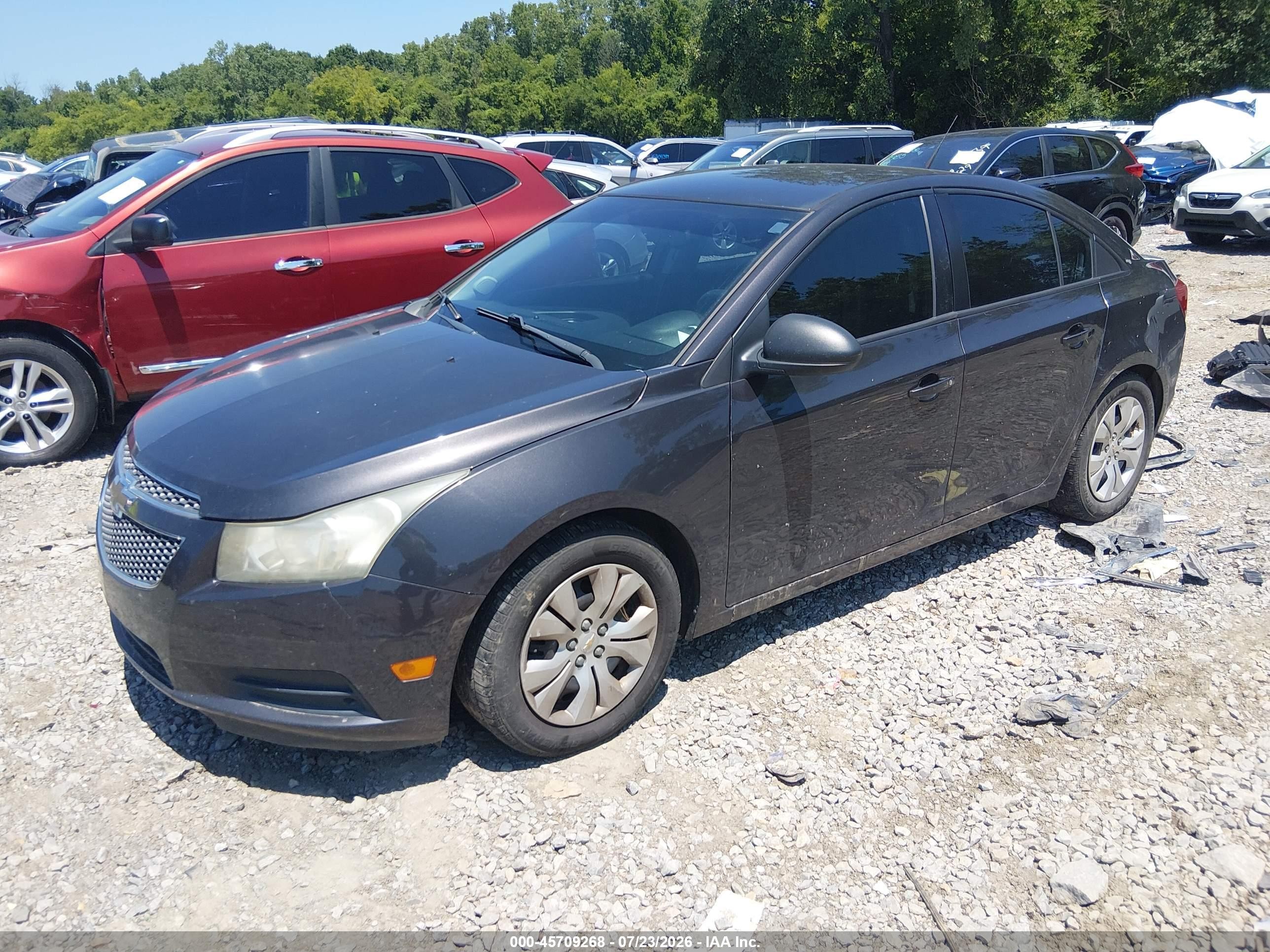 2014 Chevrolet Cruze Ls Auto Black vin: 1G1PA5SH4E7453752