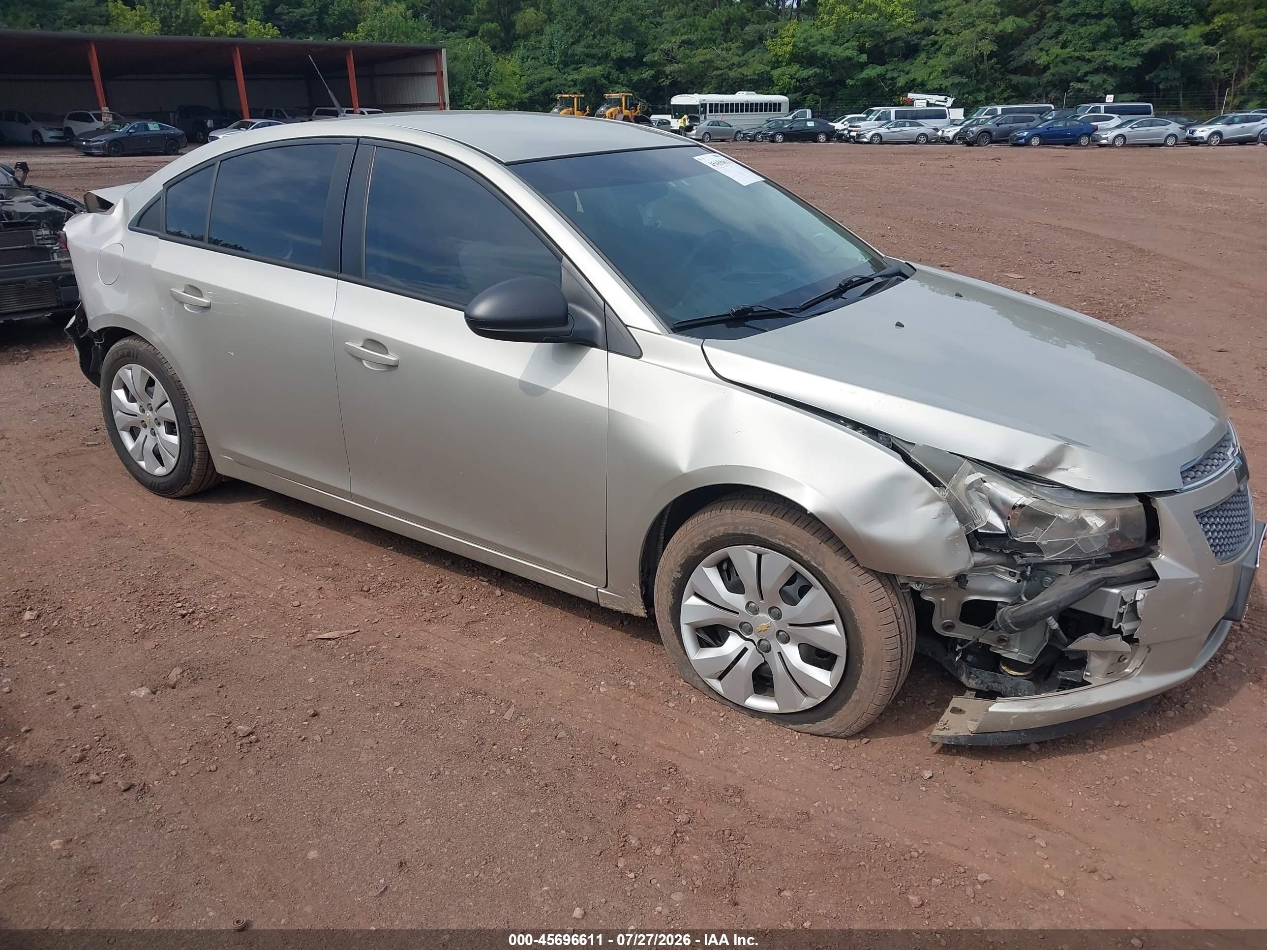 2014 Chevrolet Cruze Ls Auto Silver vin: 1G1PA5SH4E7486802