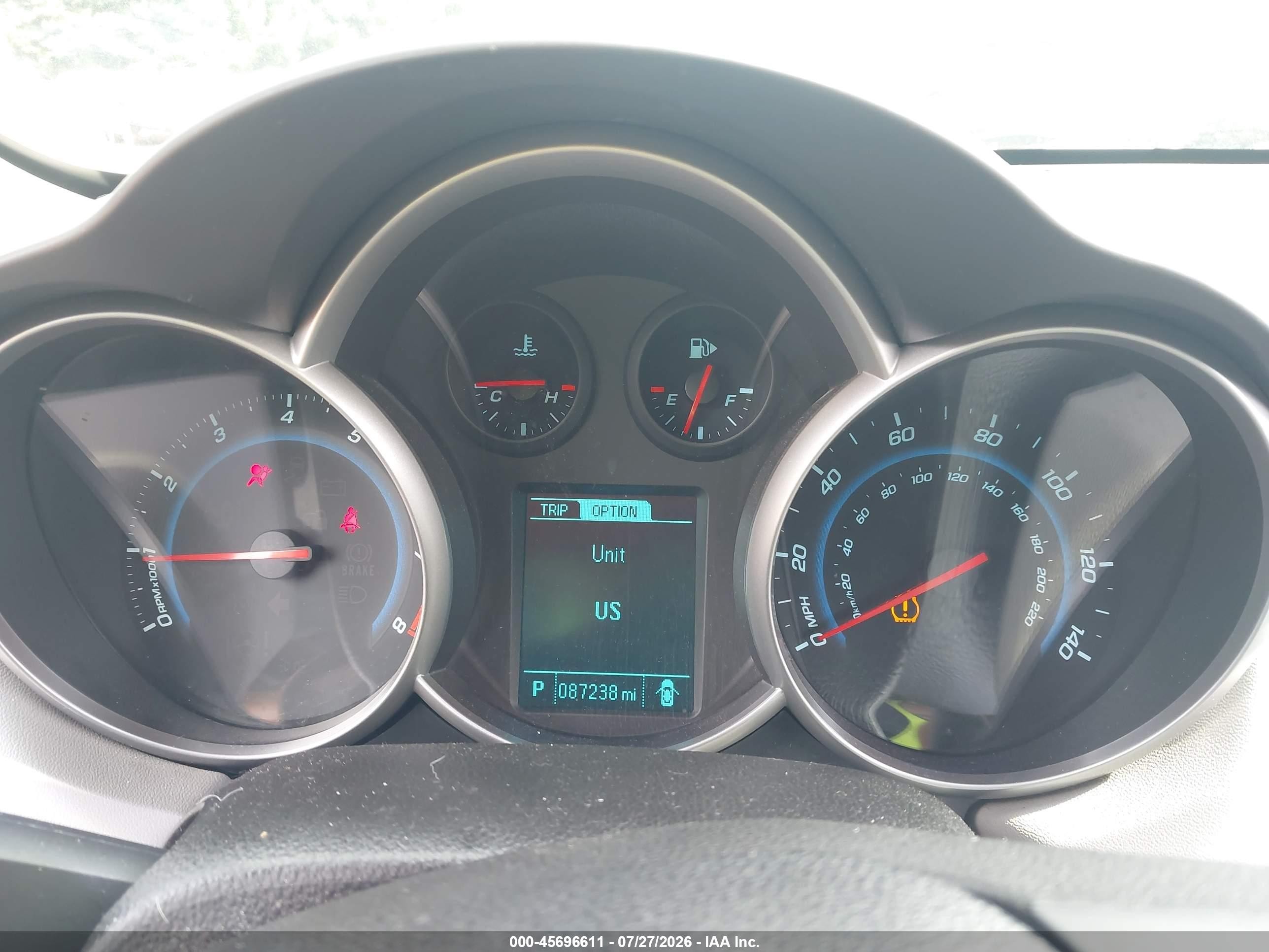 2014 Chevrolet Cruze Ls Auto Silver vin: 1G1PA5SH4E7486802