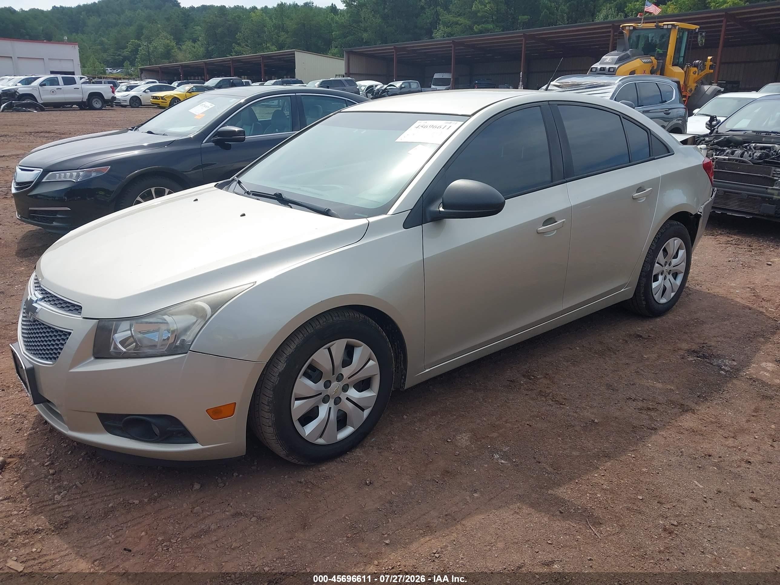 2014 Chevrolet Cruze Ls Auto Silver vin: 1G1PA5SH4E7486802