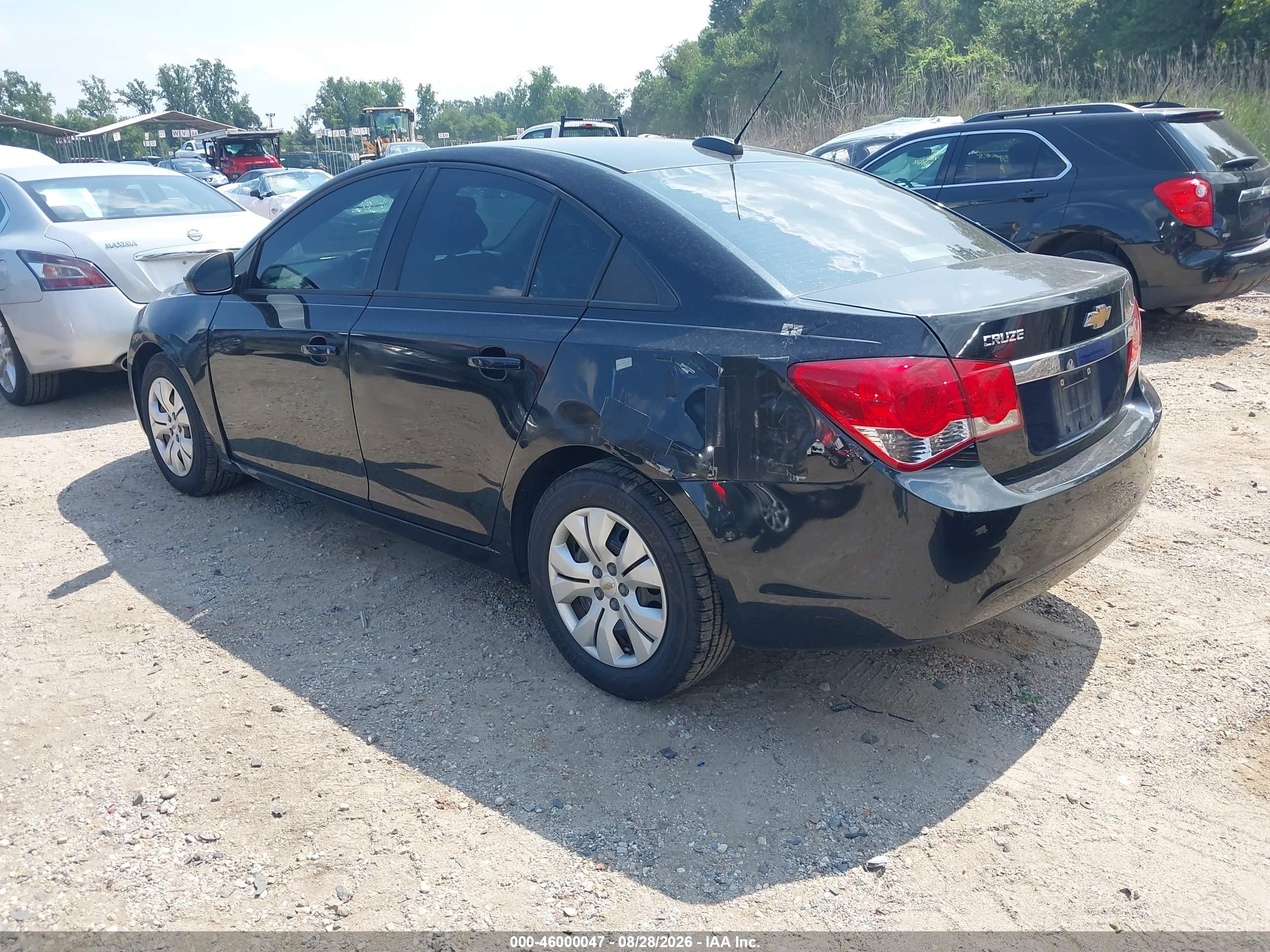 2015 Chevrolet Cruze Ls Auto Black vin: 1G1PA5SH4F7133462