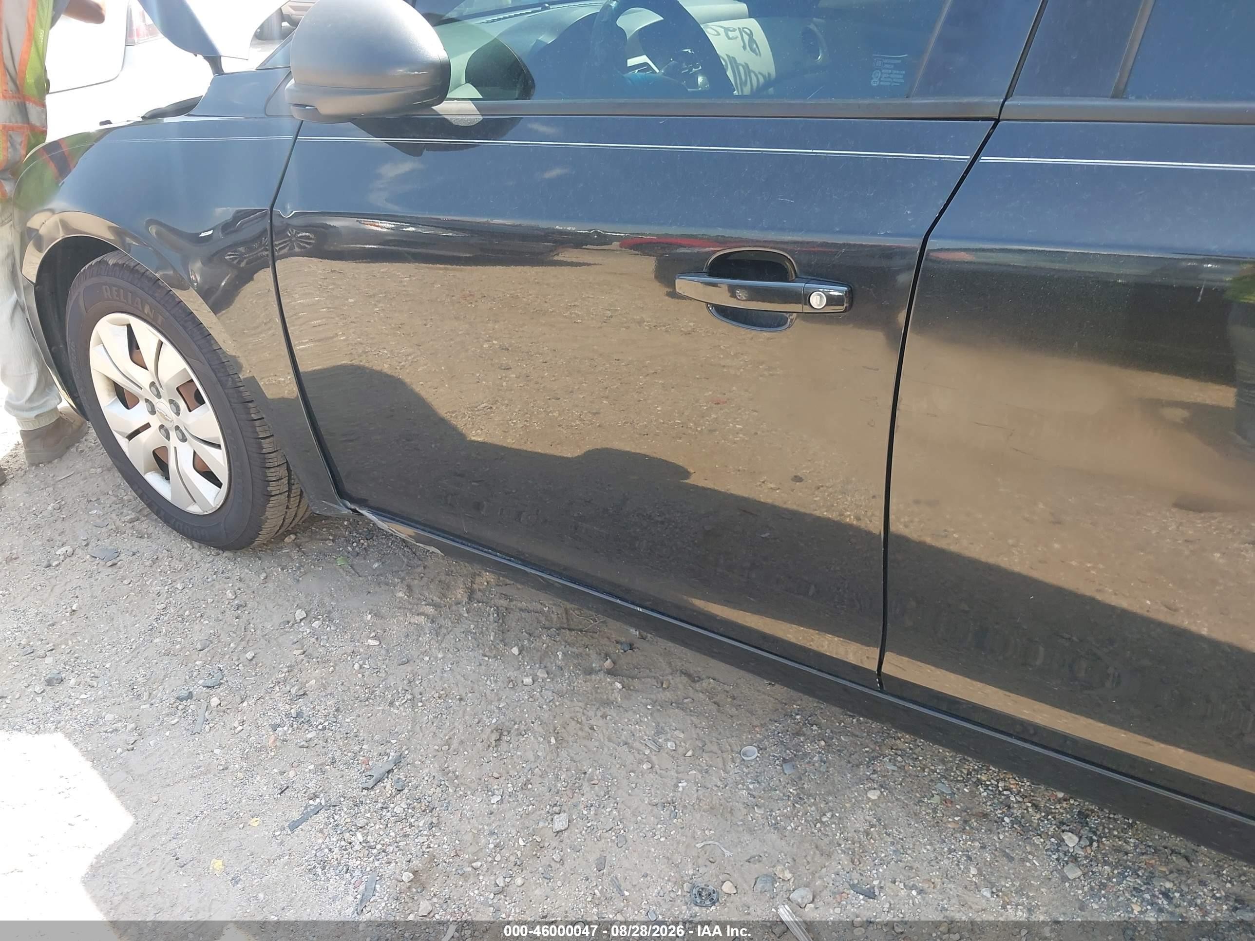 2015 Chevrolet Cruze Ls Auto Black vin: 1G1PA5SH4F7133462