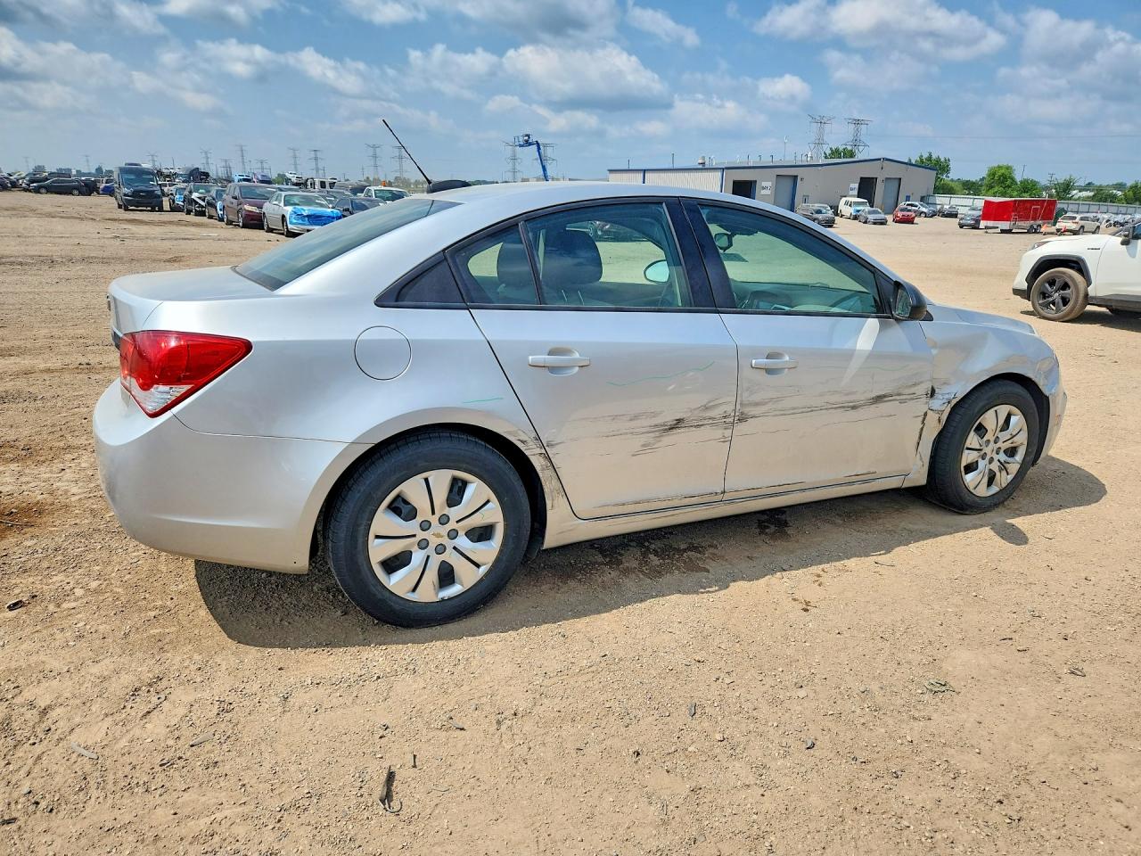 2015 Chevrolet Cruze Ls Silver vin: 1G1PA5SH4F7134451