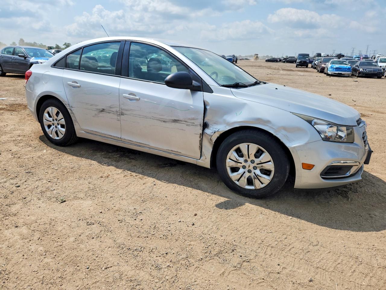 2015 Chevrolet Cruze Ls Silver vin: 1G1PA5SH4F7134451