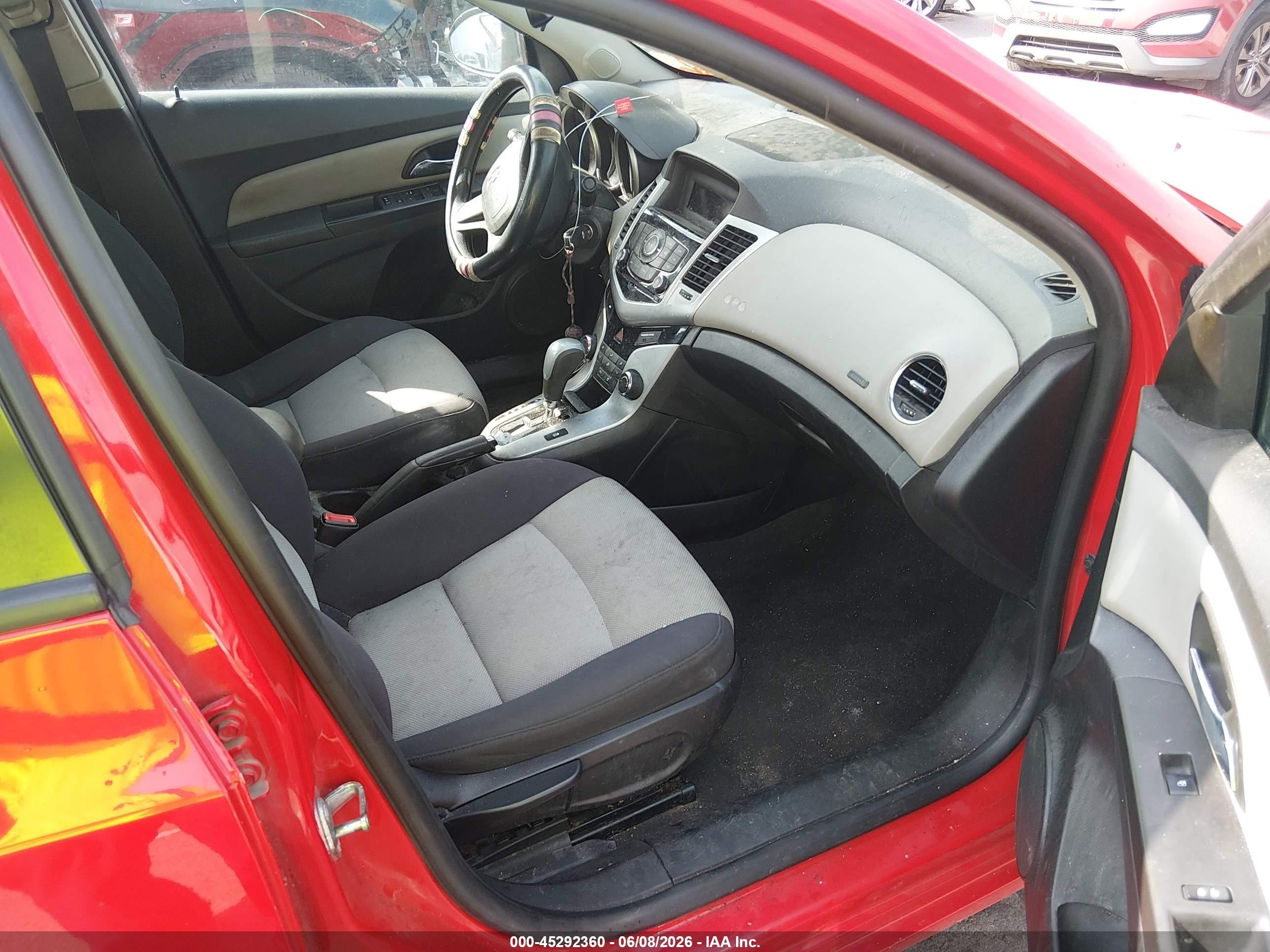 2015 Chevrolet Cruze Ls Auto Red vin: 1G1PA5SH4F7134711