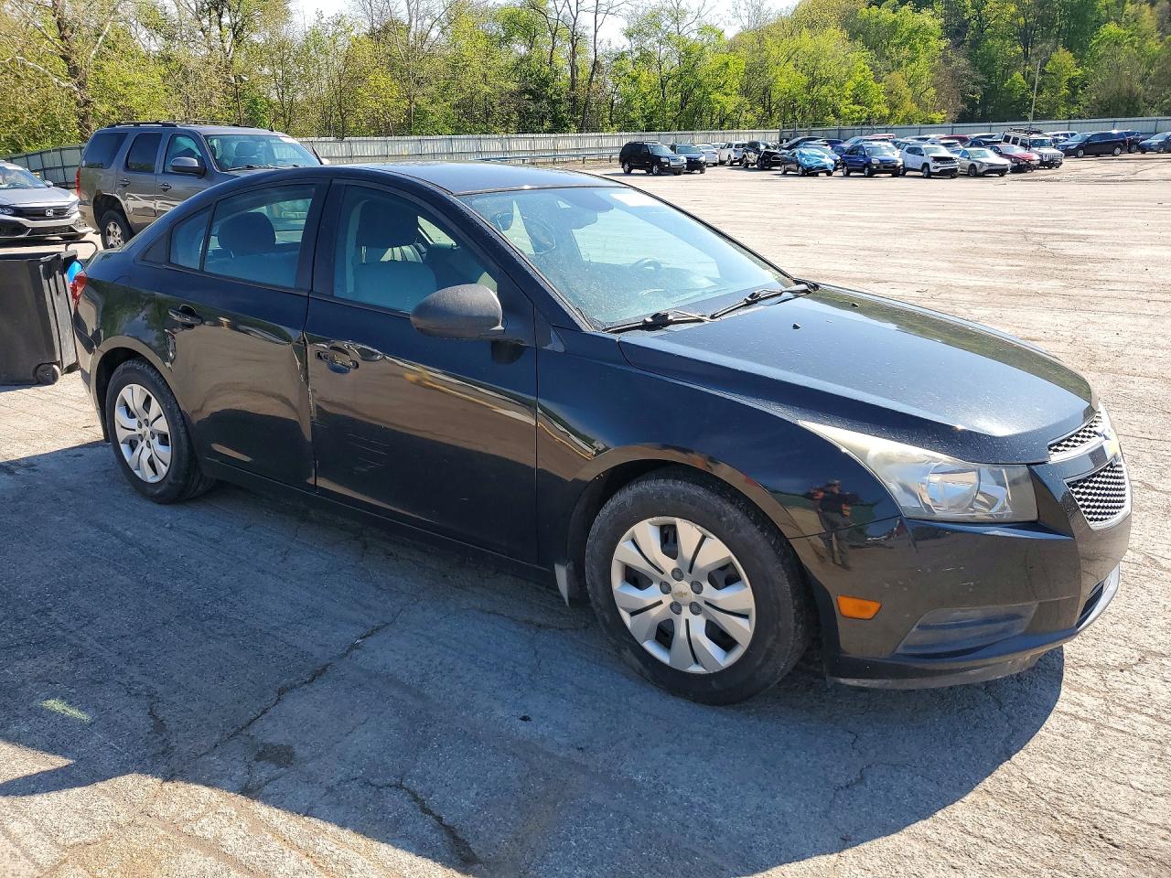 2013 Chevrolet Cruze Ls Black vin: 1G1PA5SH5D7106977