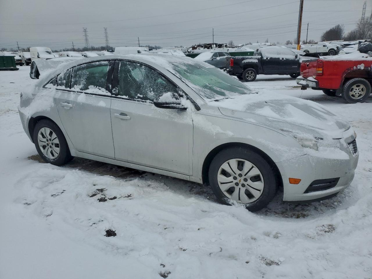 2013 Chevrolet Cruze Ls Silver vin: 1G1PA5SH5D7116750