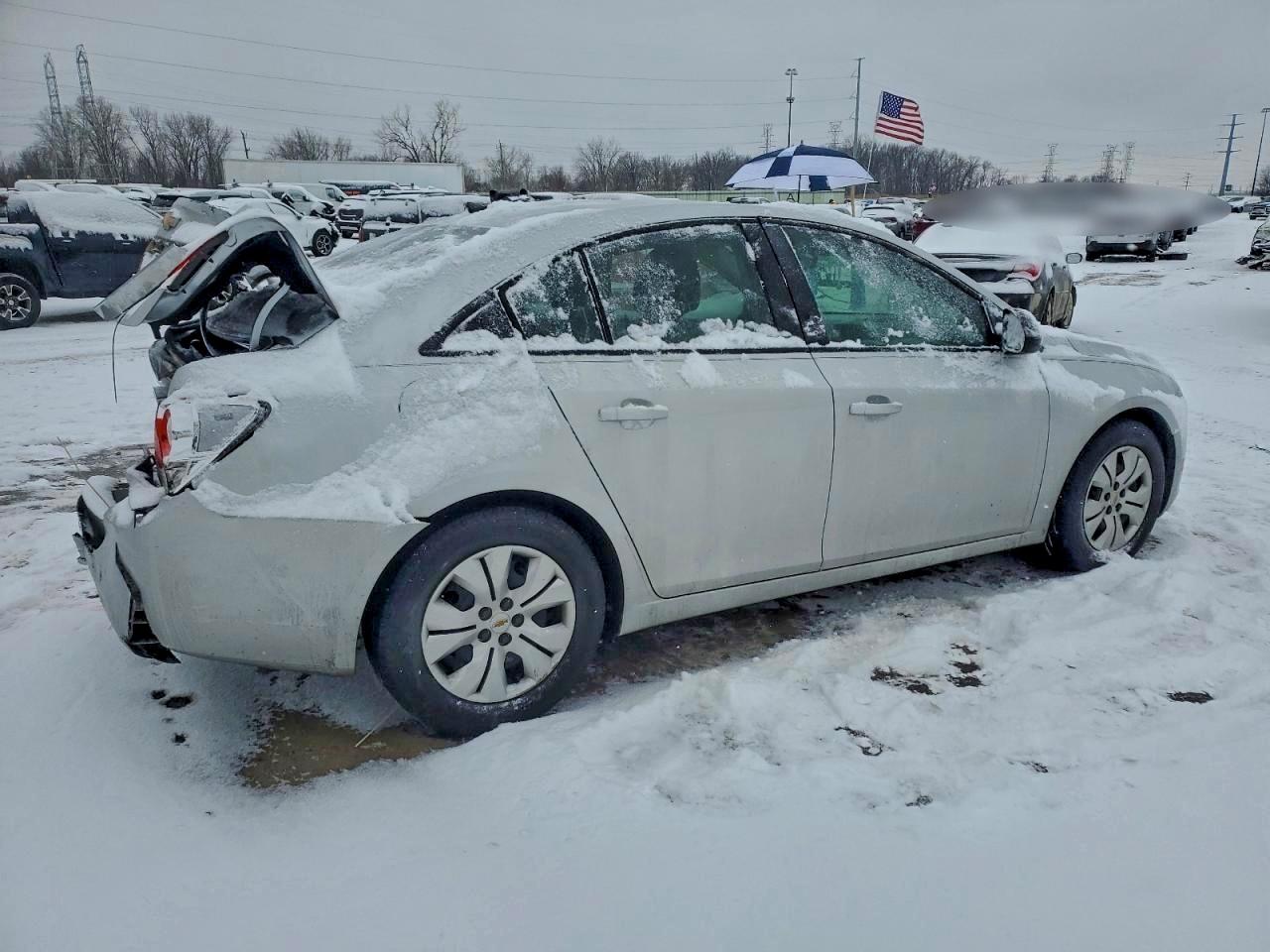2013 Chevrolet Cruze Ls Silver vin: 1G1PA5SH5D7116750