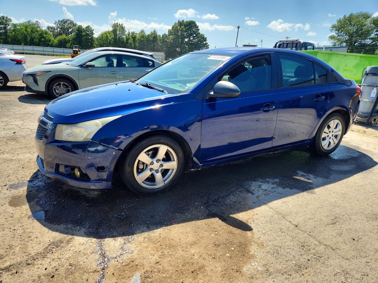 2013 Chevrolet Cruze Ls Blue vin: 1G1PA5SH5D7152244