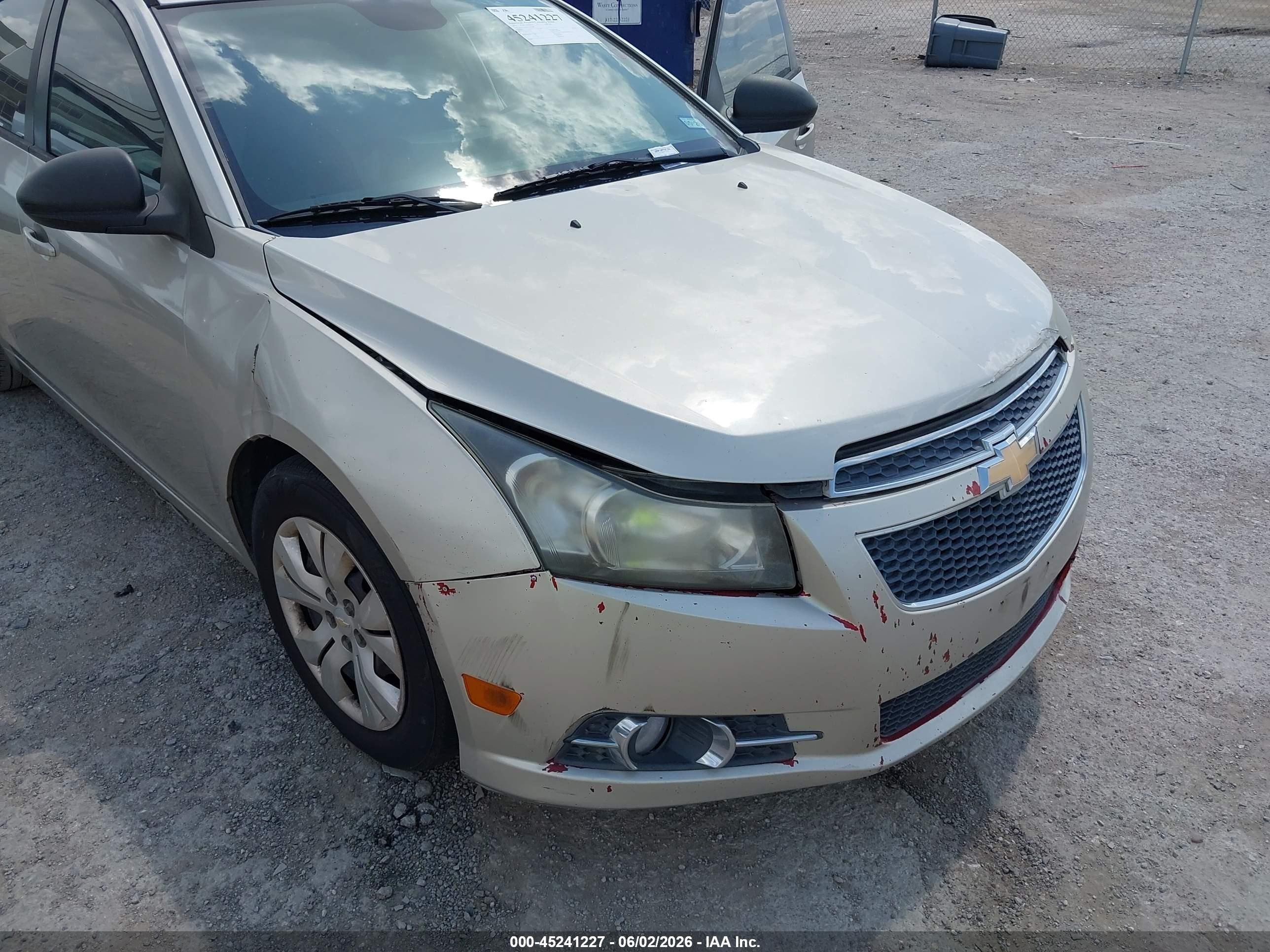 2013 Chevrolet Cruze Ls Auto Tan vin: 1G1PA5SH5D7167245