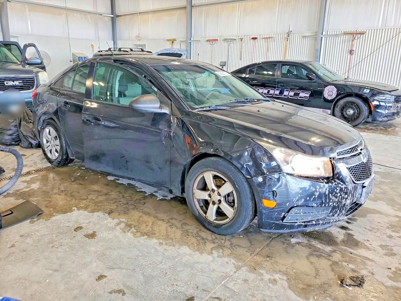 2013 Chevrolet Cruze Ls Black vin: 1G1PA5SH5D7220008
