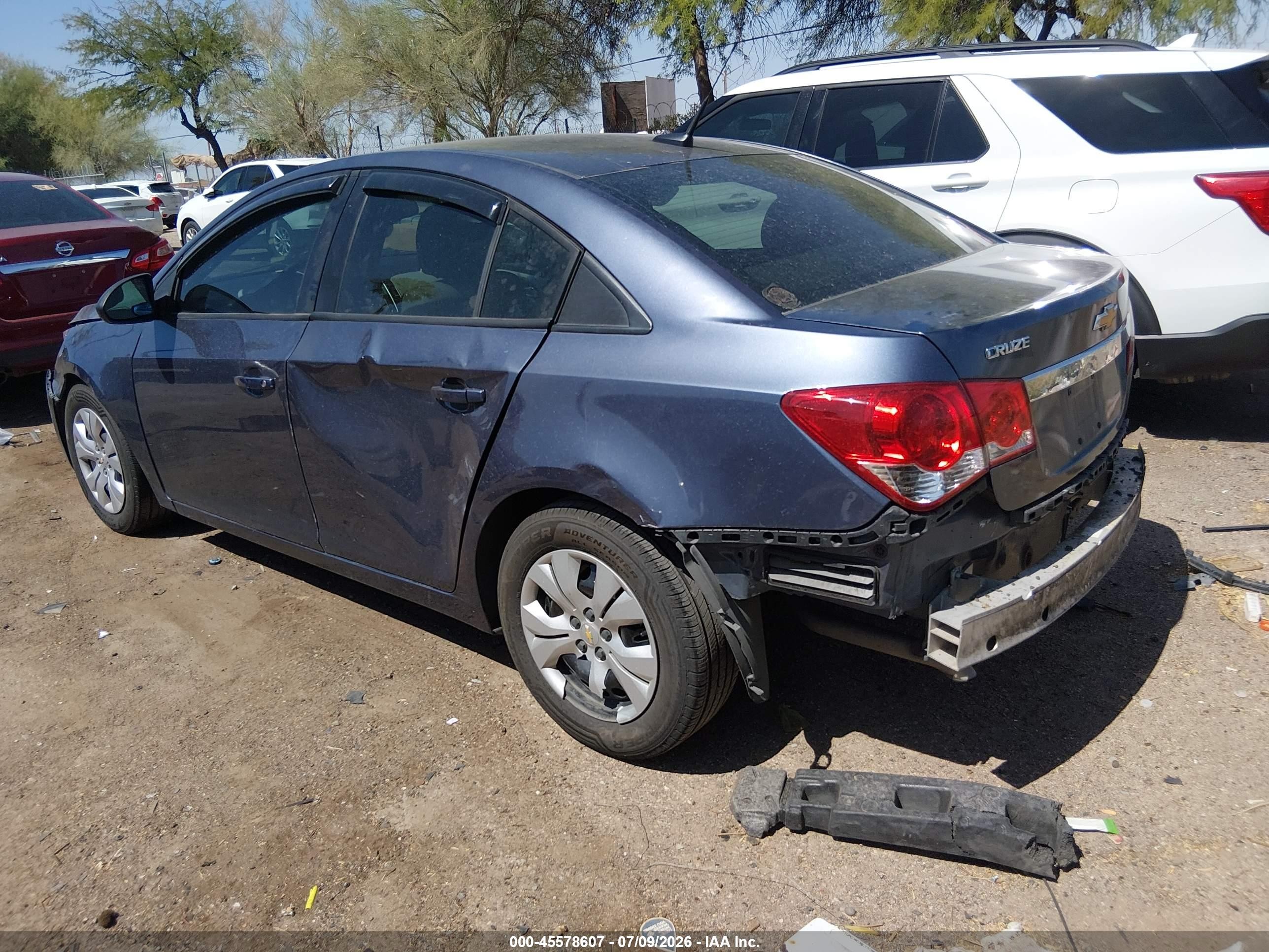 2013 Chevrolet Cruze Ls Auto Dark Blue vin: 1G1PA5SH5D7229095