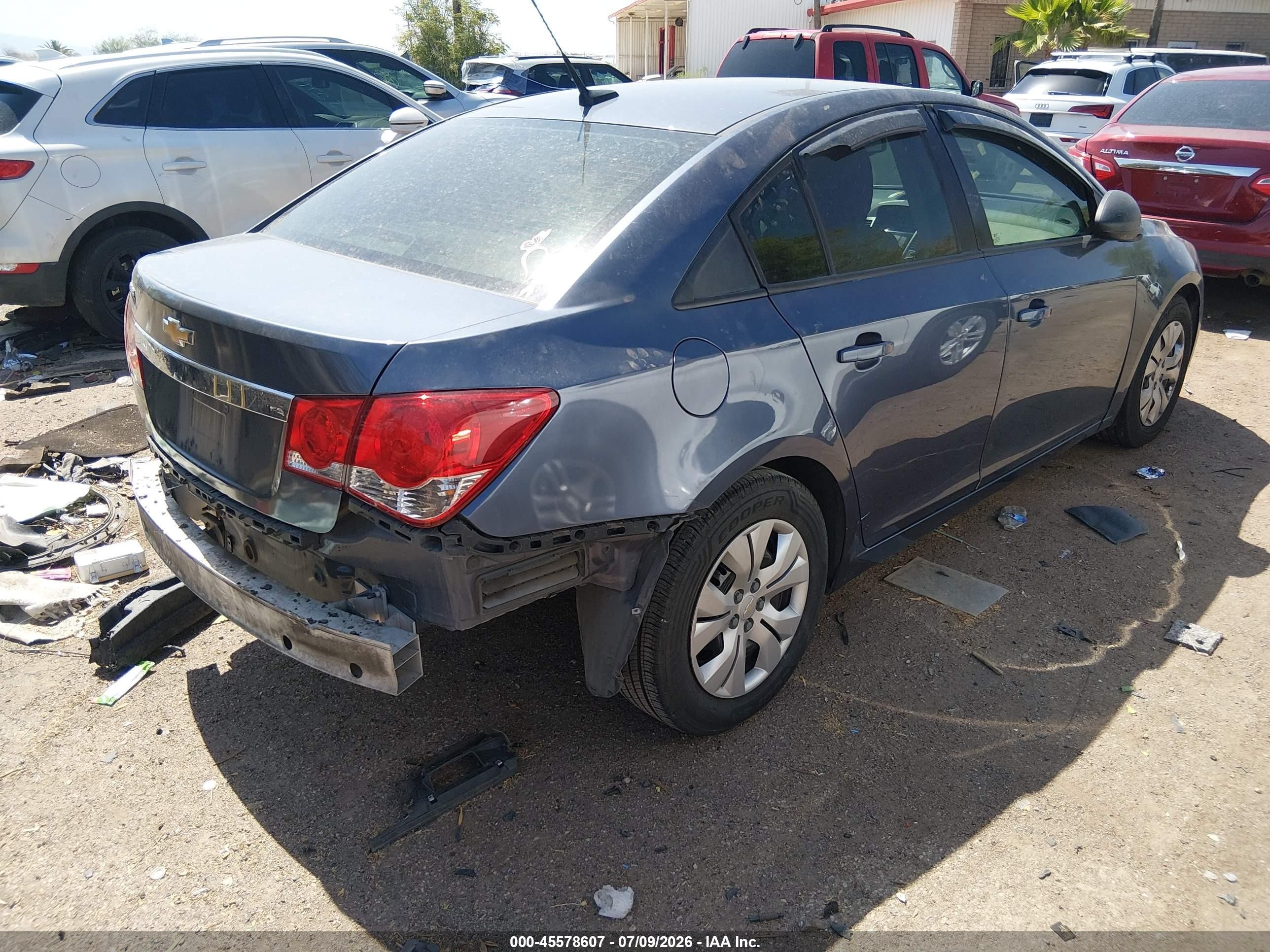 2013 Chevrolet Cruze Ls Auto Dark Blue vin: 1G1PA5SH5D7229095