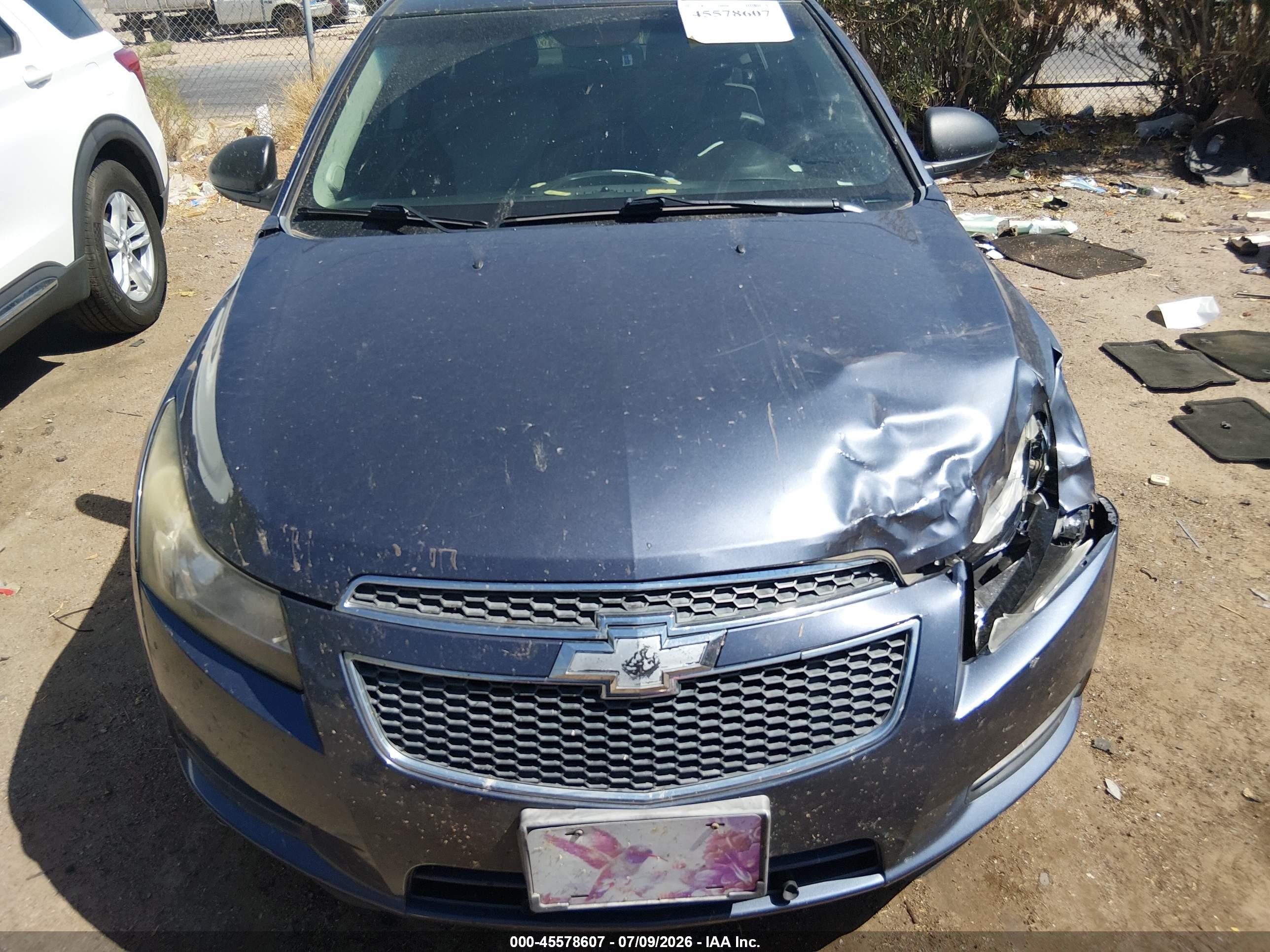 2013 Chevrolet Cruze Ls Auto Dark Blue vin: 1G1PA5SH5D7229095