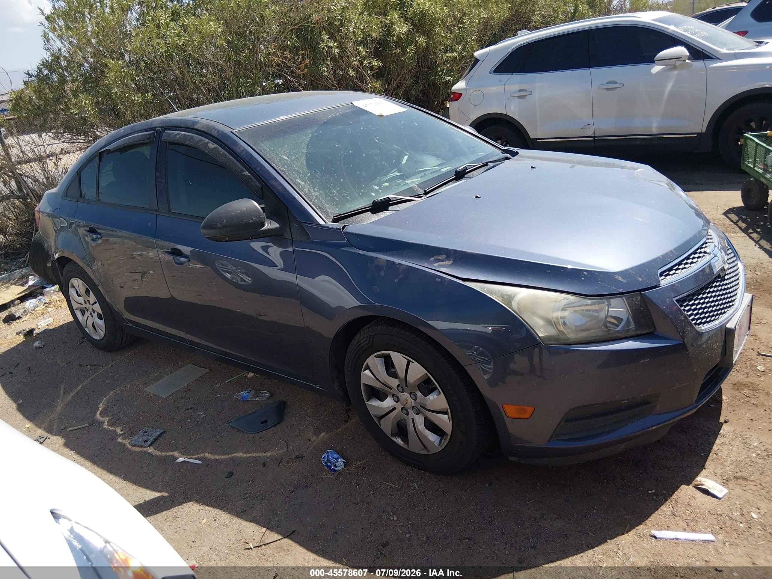 2013 Chevrolet Cruze Ls Auto Dark Blue vin: 1G1PA5SH5D7229095