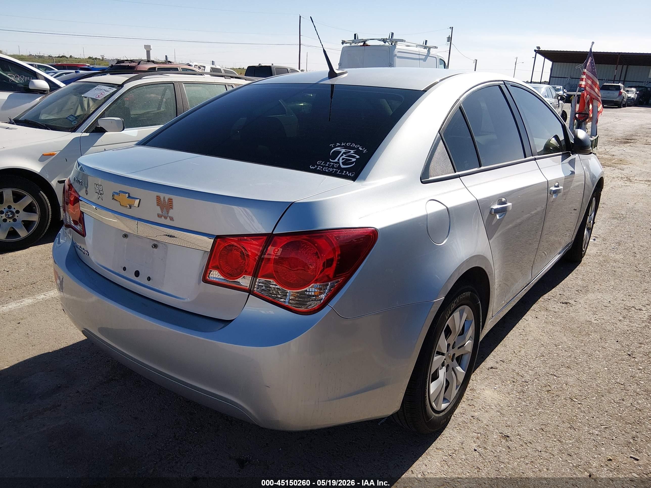2013 Chevrolet Cruze Ls Auto Silver vin: 1G1PA5SH5D7232403