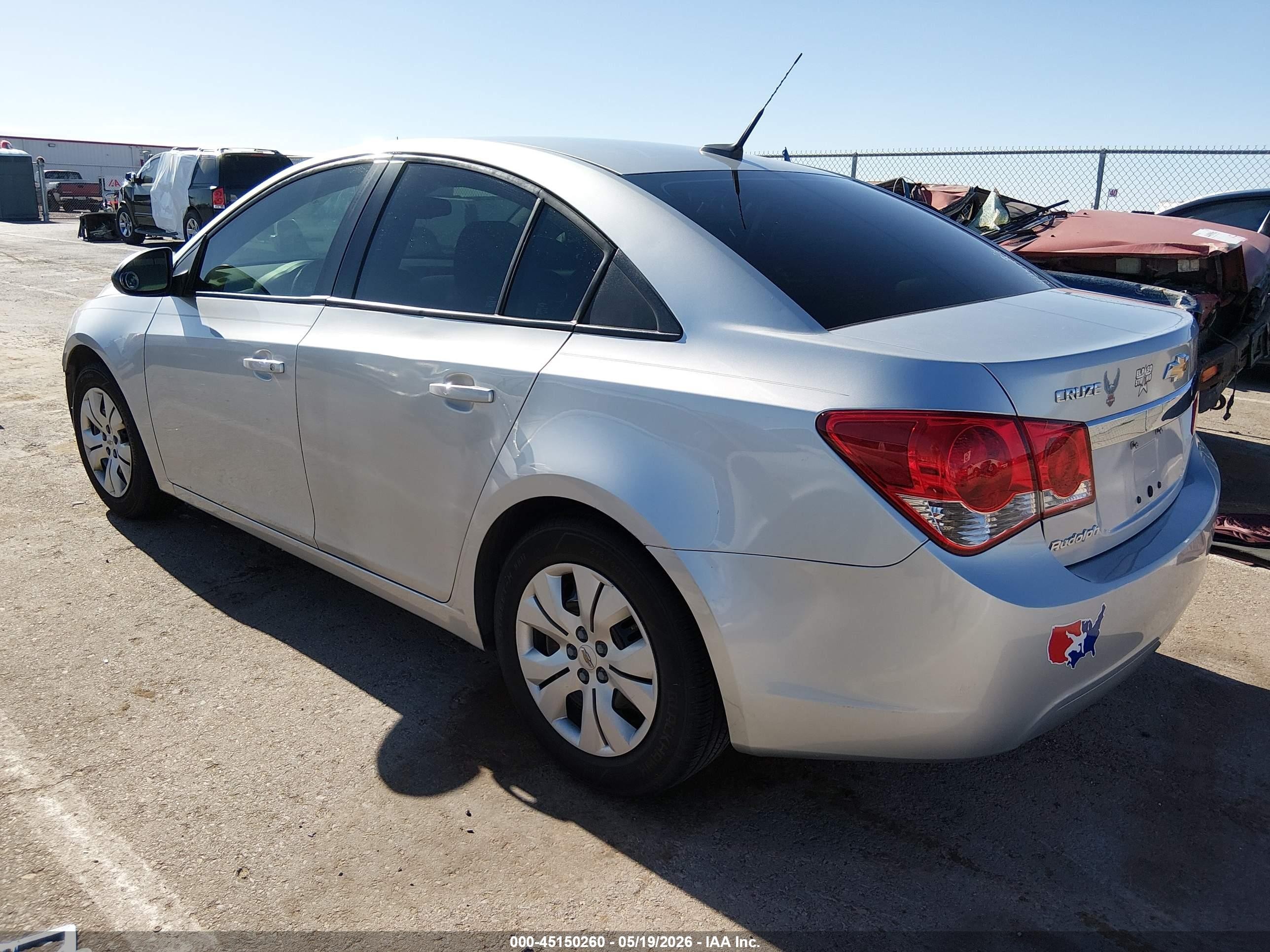2013 Chevrolet Cruze Ls Auto Silver vin: 1G1PA5SH5D7232403