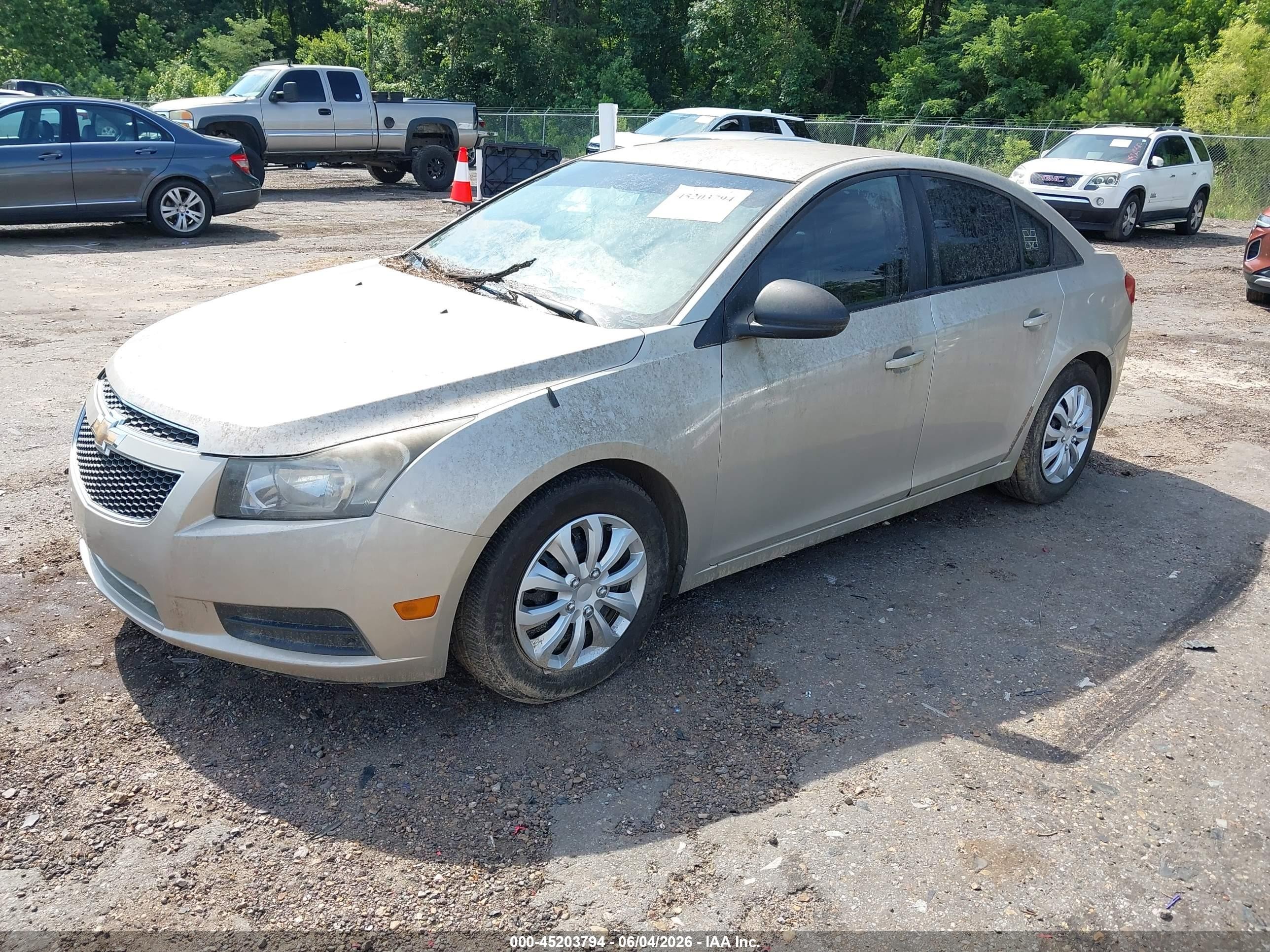 2013 Chevrolet Cruze Ls Auto Silver vin: 1G1PA5SH5D7243398