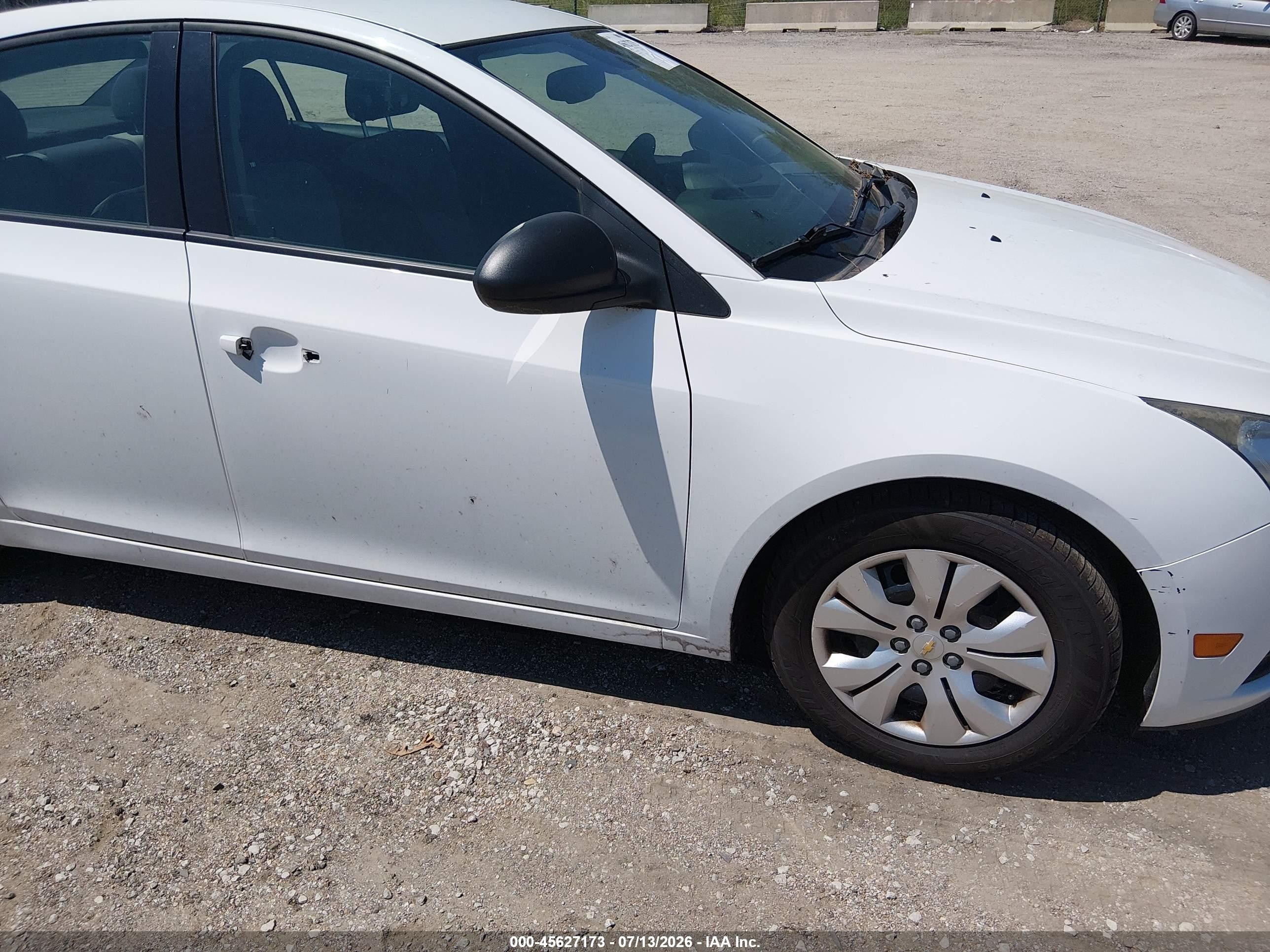 2013 Chevrolet Cruze Ls Auto White vin: 1G1PA5SH5D7279138
