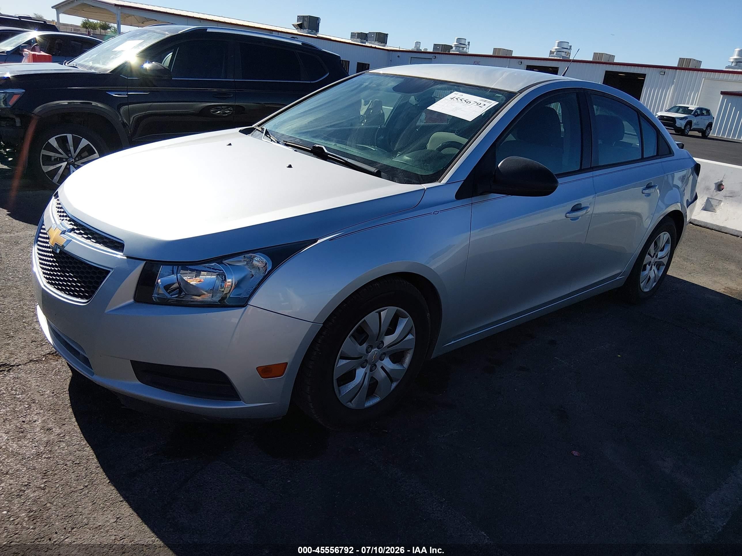 2014 Chevrolet Cruze Ls Auto Silver vin: 1G1PA5SH5E7197170