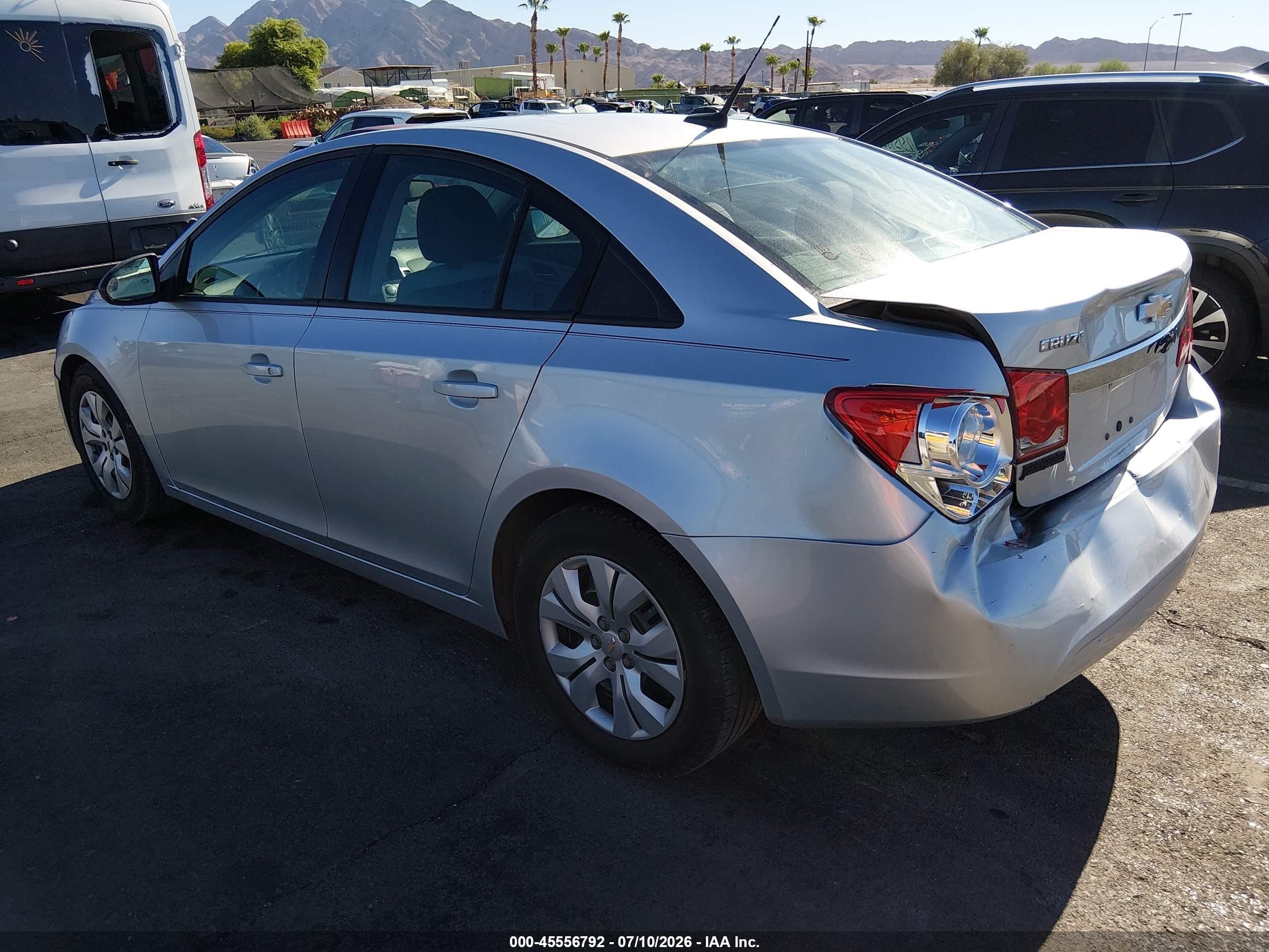 2014 Chevrolet Cruze Ls Auto Silver vin: 1G1PA5SH5E7197170