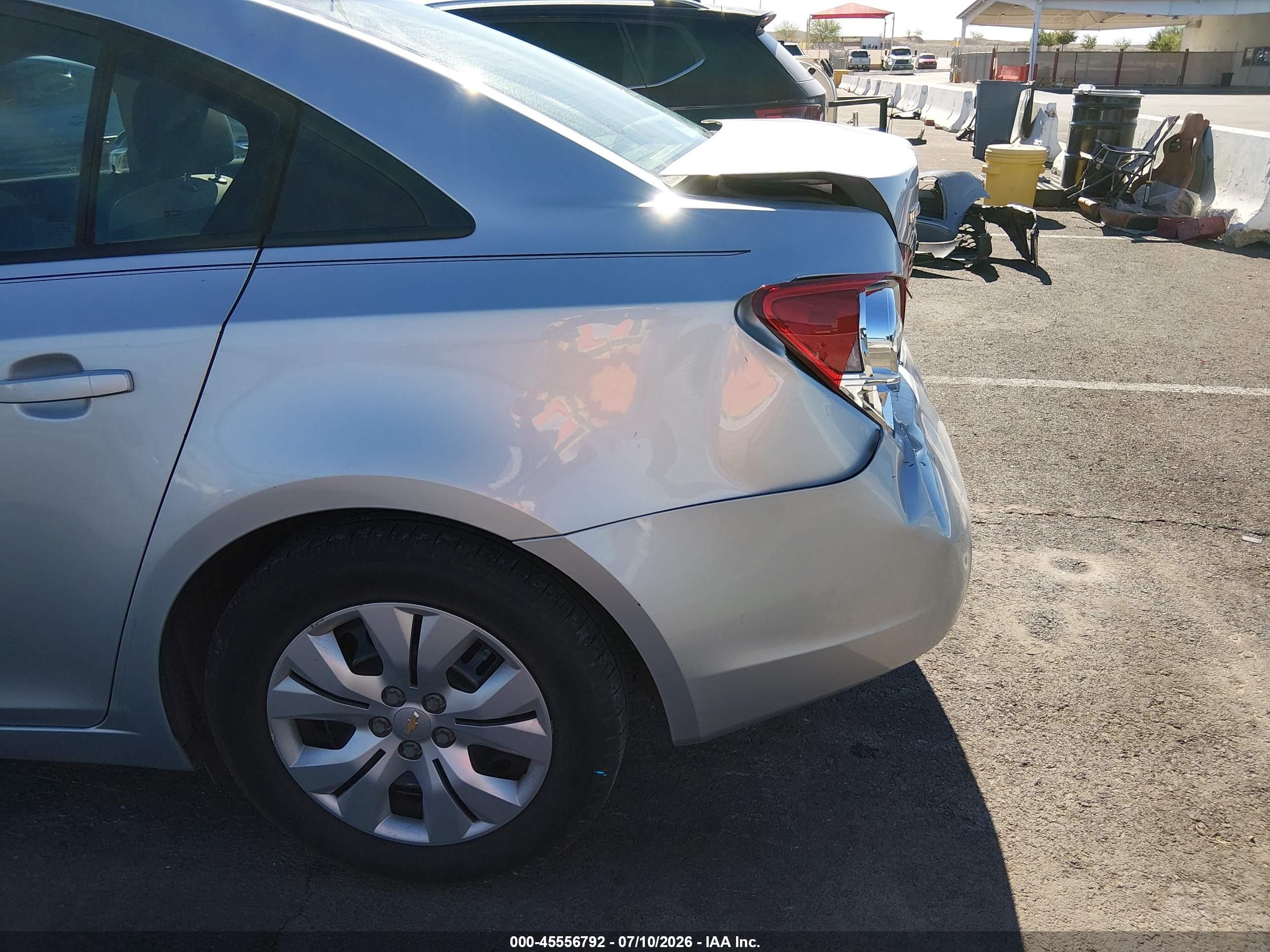 2014 Chevrolet Cruze Ls Auto Silver vin: 1G1PA5SH5E7197170