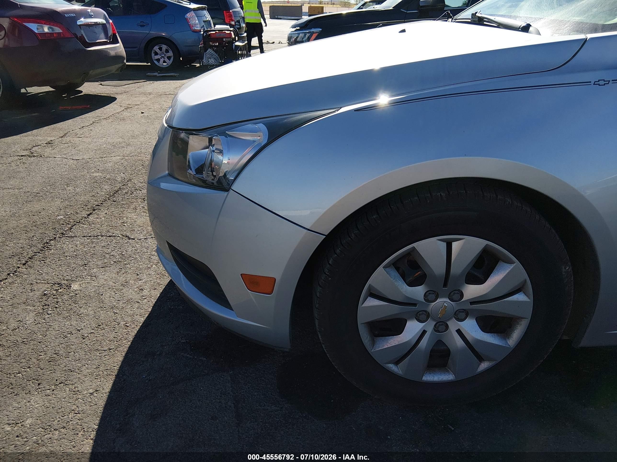 2014 Chevrolet Cruze Ls Auto Silver vin: 1G1PA5SH5E7197170