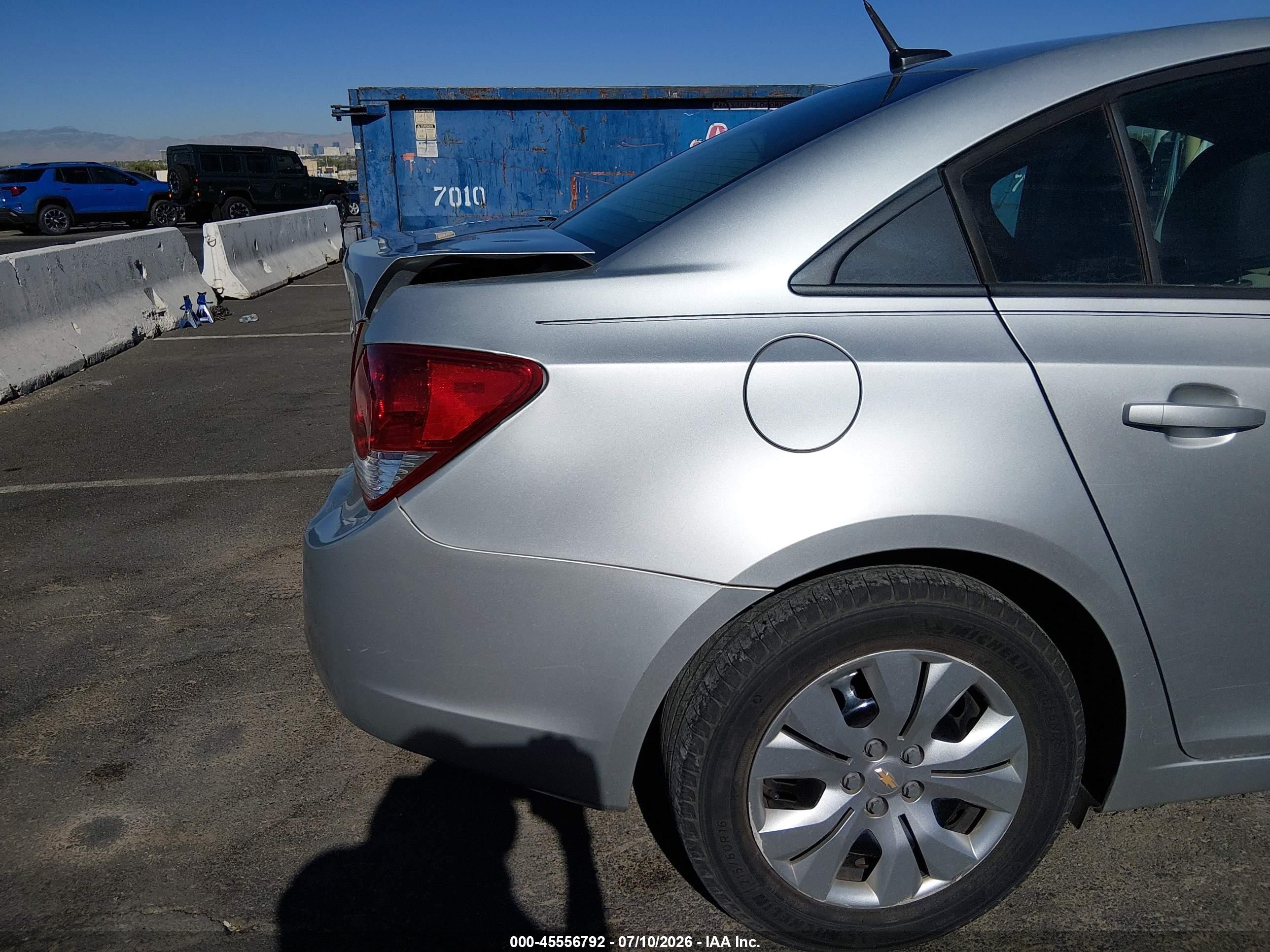 2014 Chevrolet Cruze Ls Auto Silver vin: 1G1PA5SH5E7197170